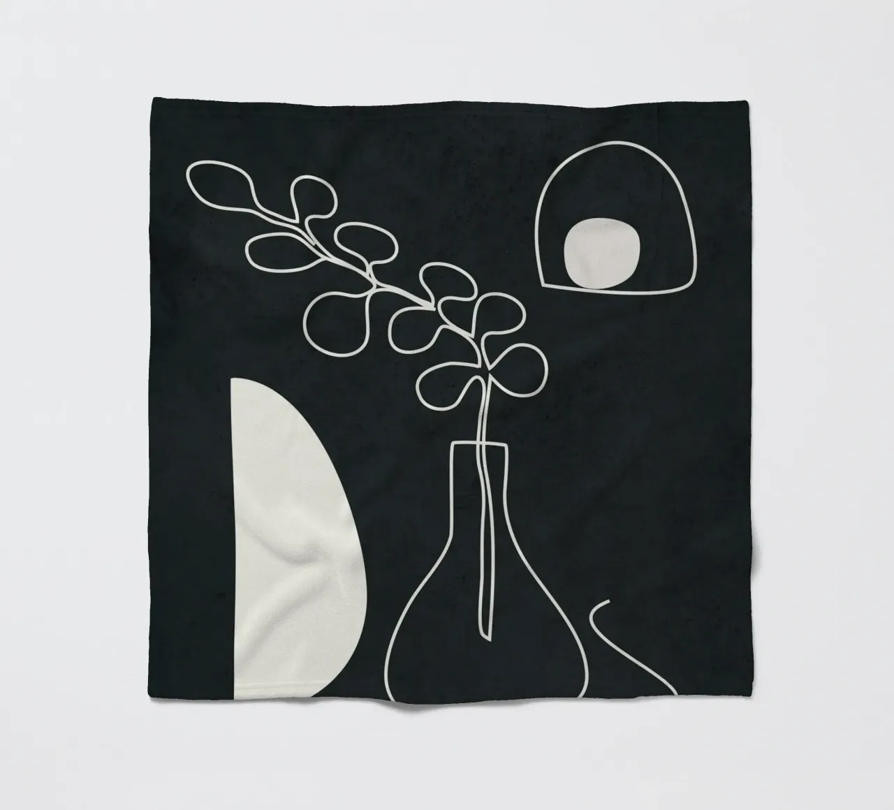 Minimal Abstract Art 2 coperta in pile da Nadjaa