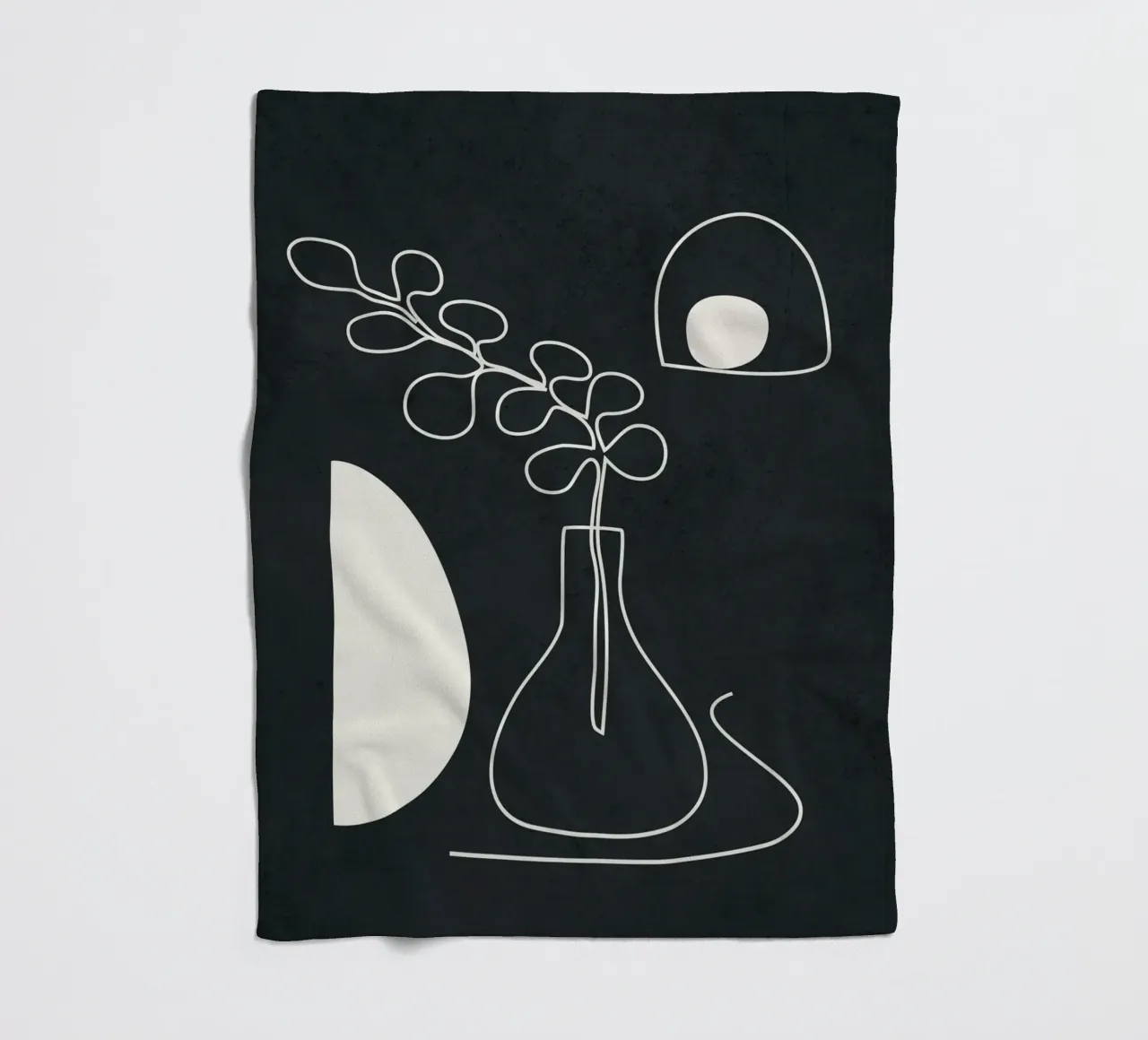 Minimal Abstract Art 2 coperta in pile da Nadjaa