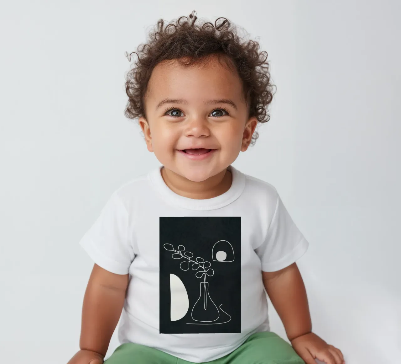 Minimal Abstract Art 2 maglietta neonato da Nadjaa