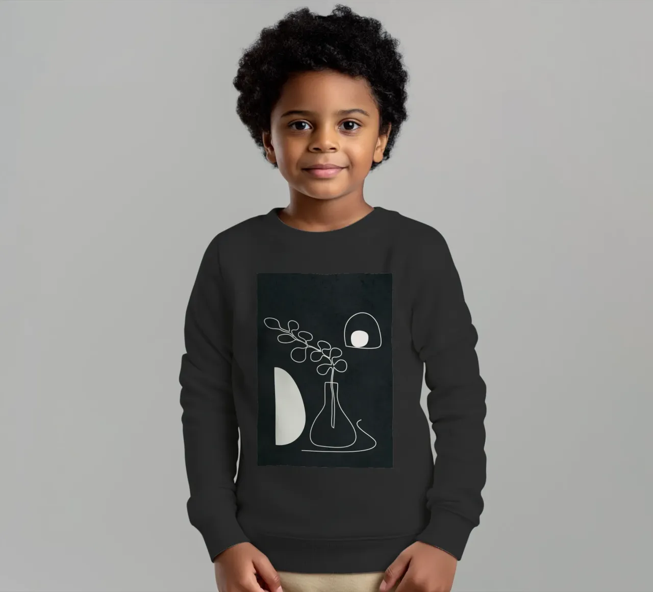 Minimal Abstract Art 2 felpa bambino da Nadjaa