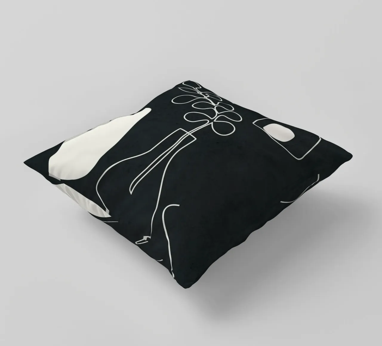 Minimal Abstract Art 2 cuscino da Nadjaa