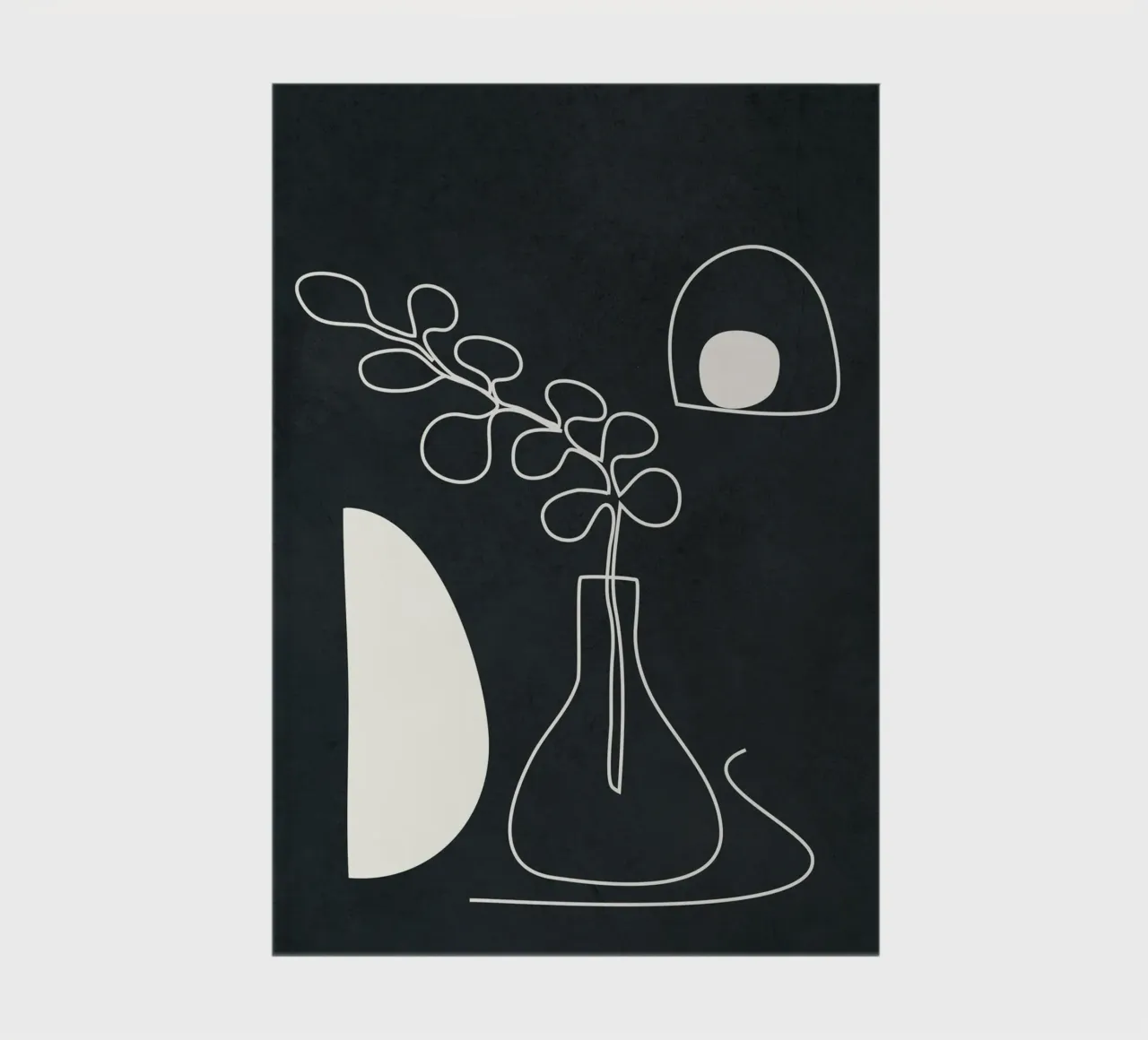 Minimal Abstract Art 2 notebook by Nadjaa