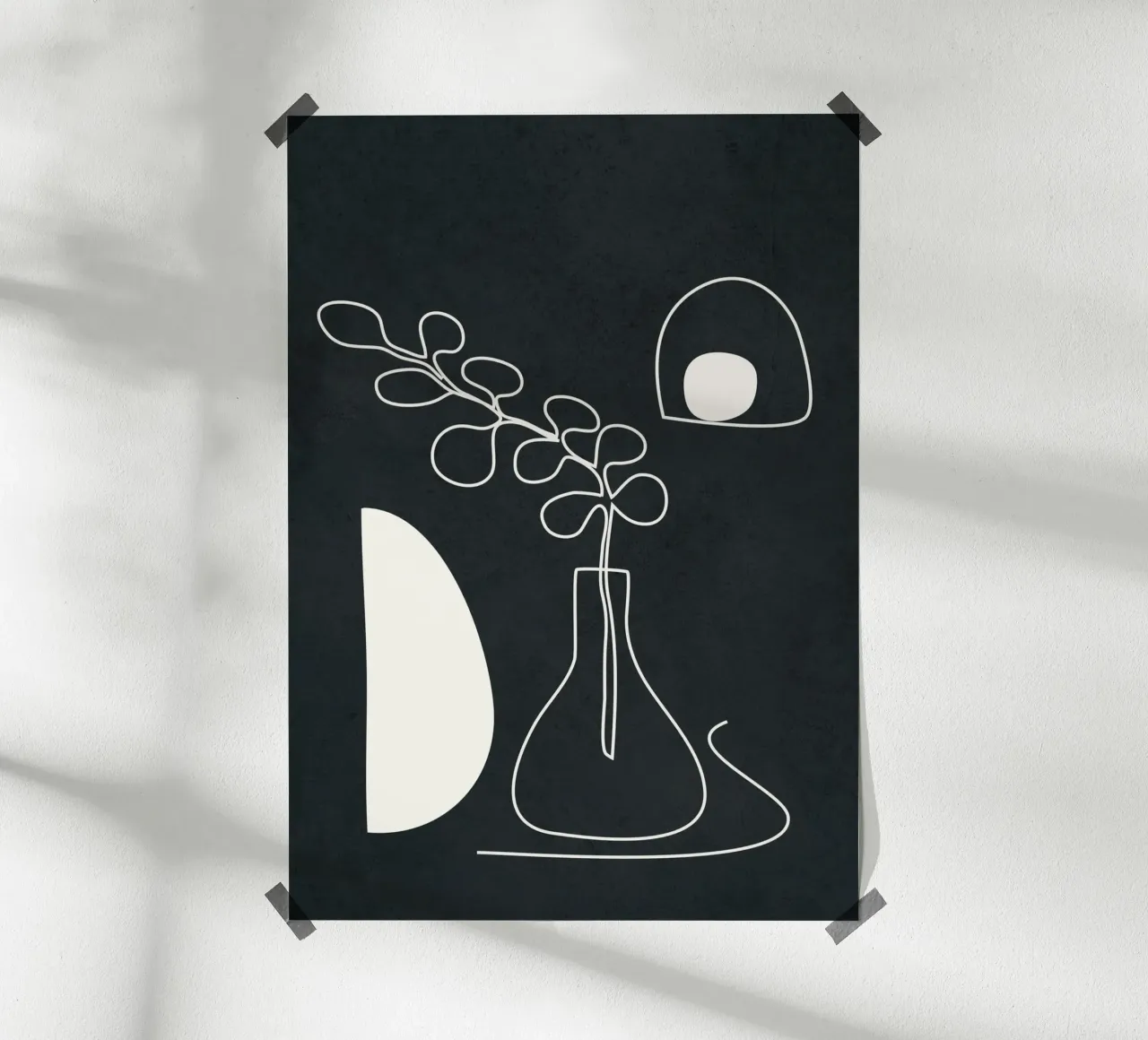 Minimal Abstract Art 2 poster da Nadjaa