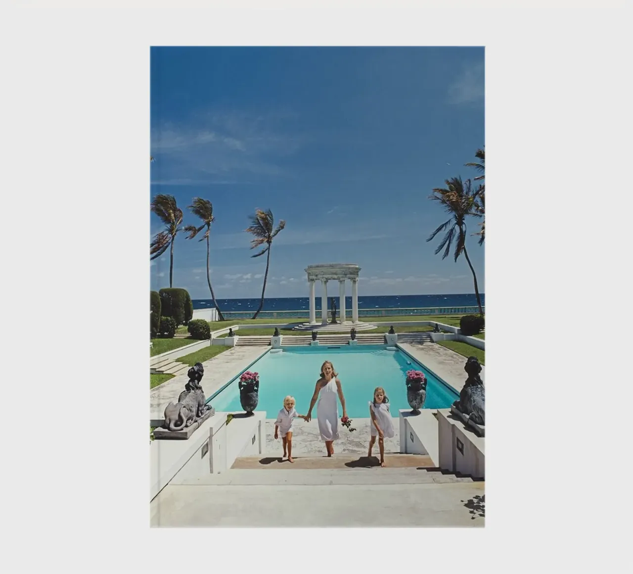 Slim aarons Neo-Classical Pool Poster notebook by Chrisvintage