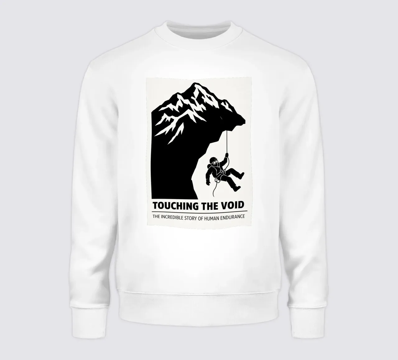 Touching The Void Print sweatshirt van MoviesArt