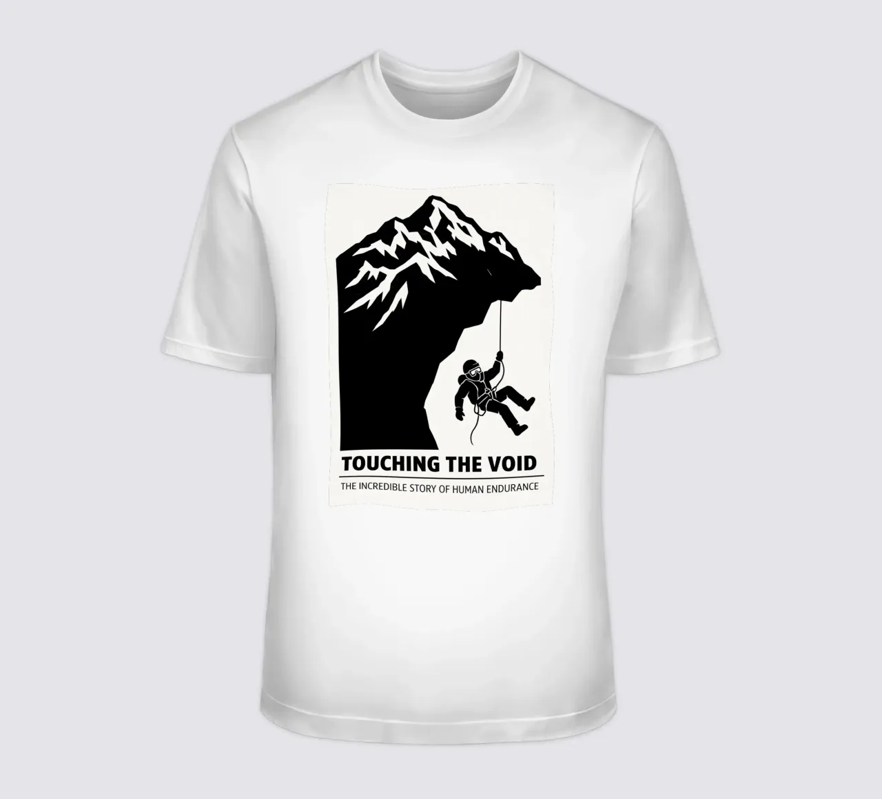 Touching The Void Print t-shirt da MoviesArt