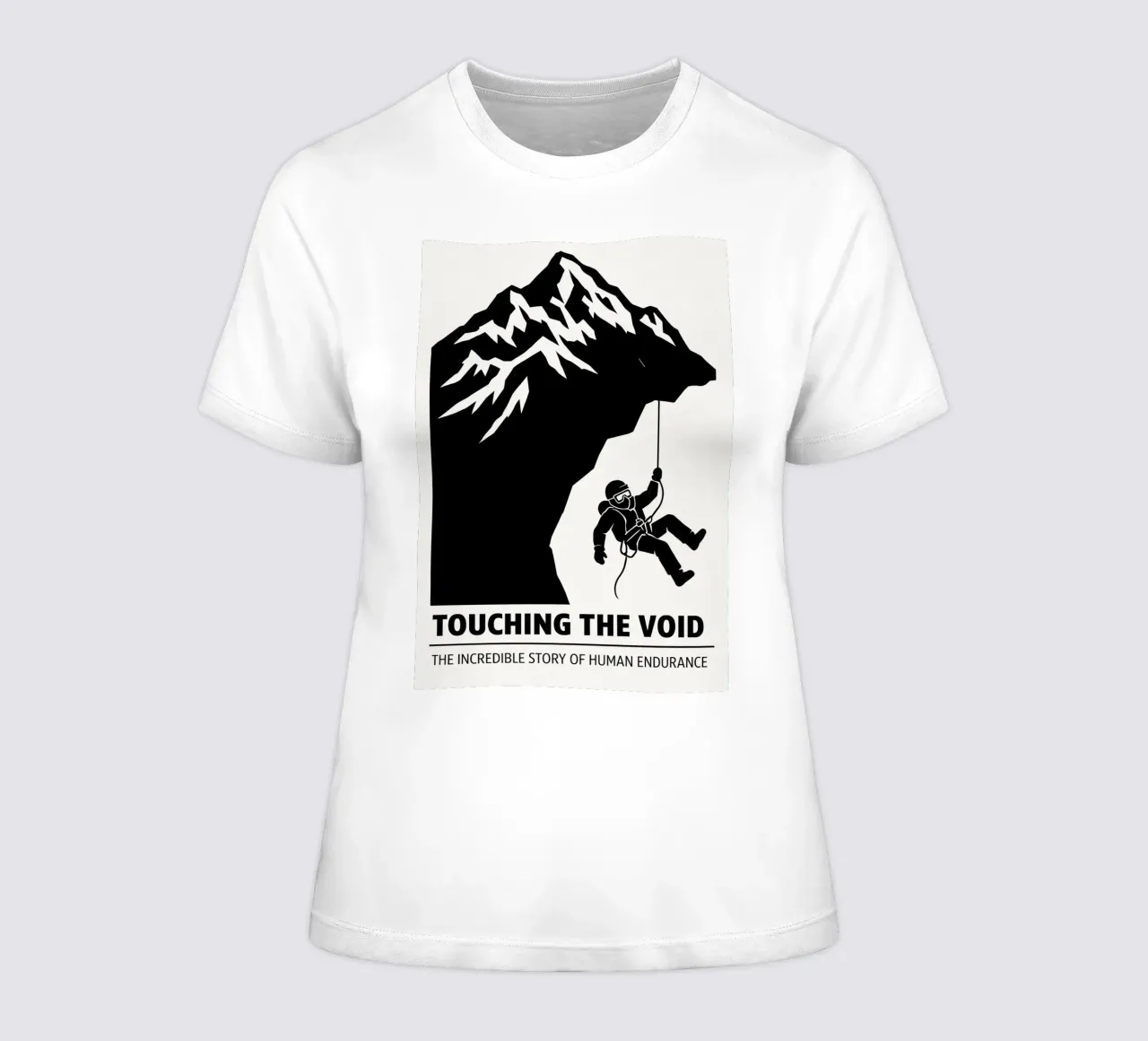 Touching The Void Print t-shirt da donna da MoviesArt