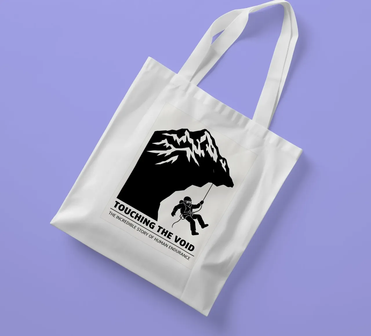 Touching The Void Print borsa in juta da MoviesArt