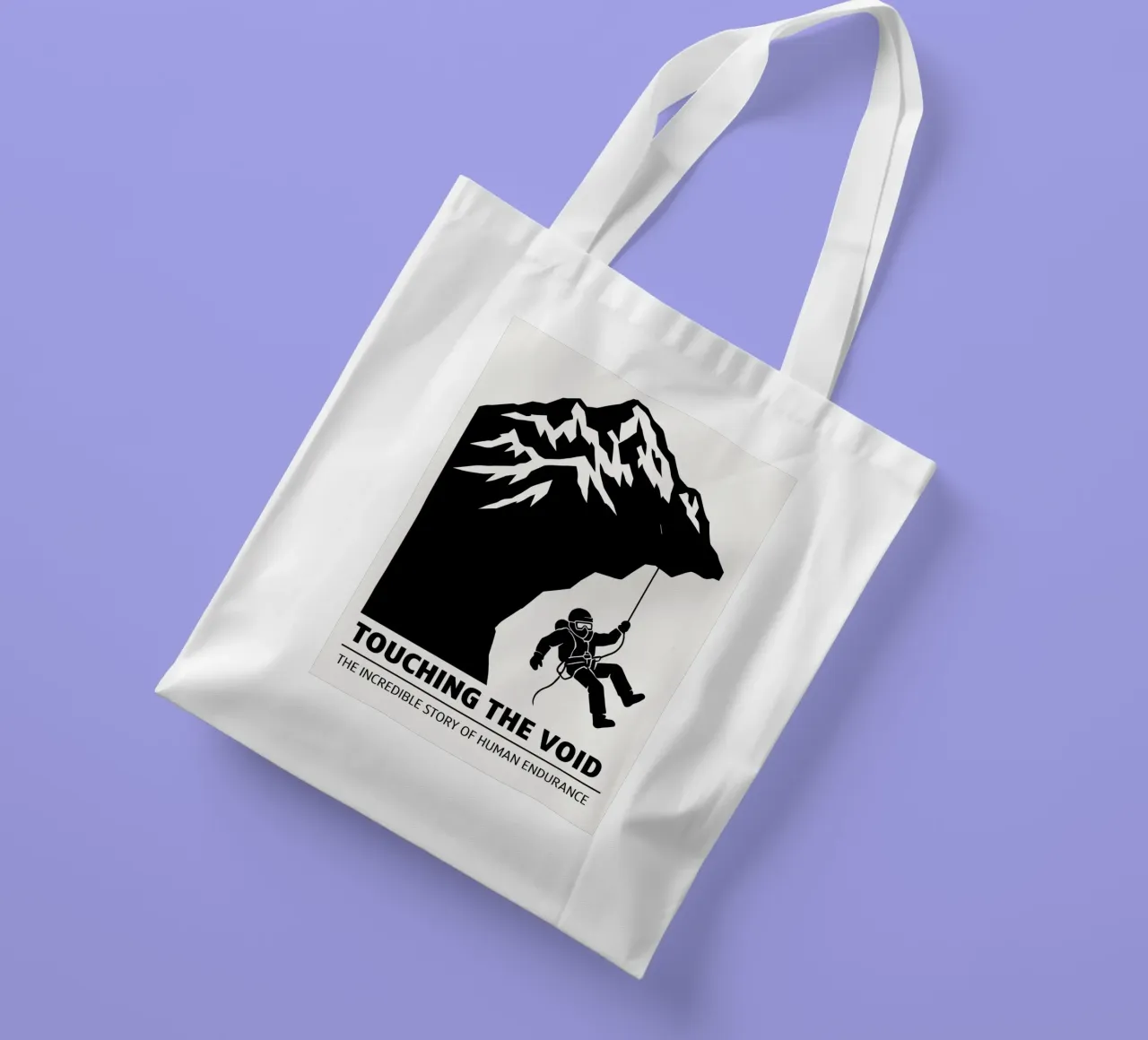 Touching The Void Print borsa in juta da MoviesArt