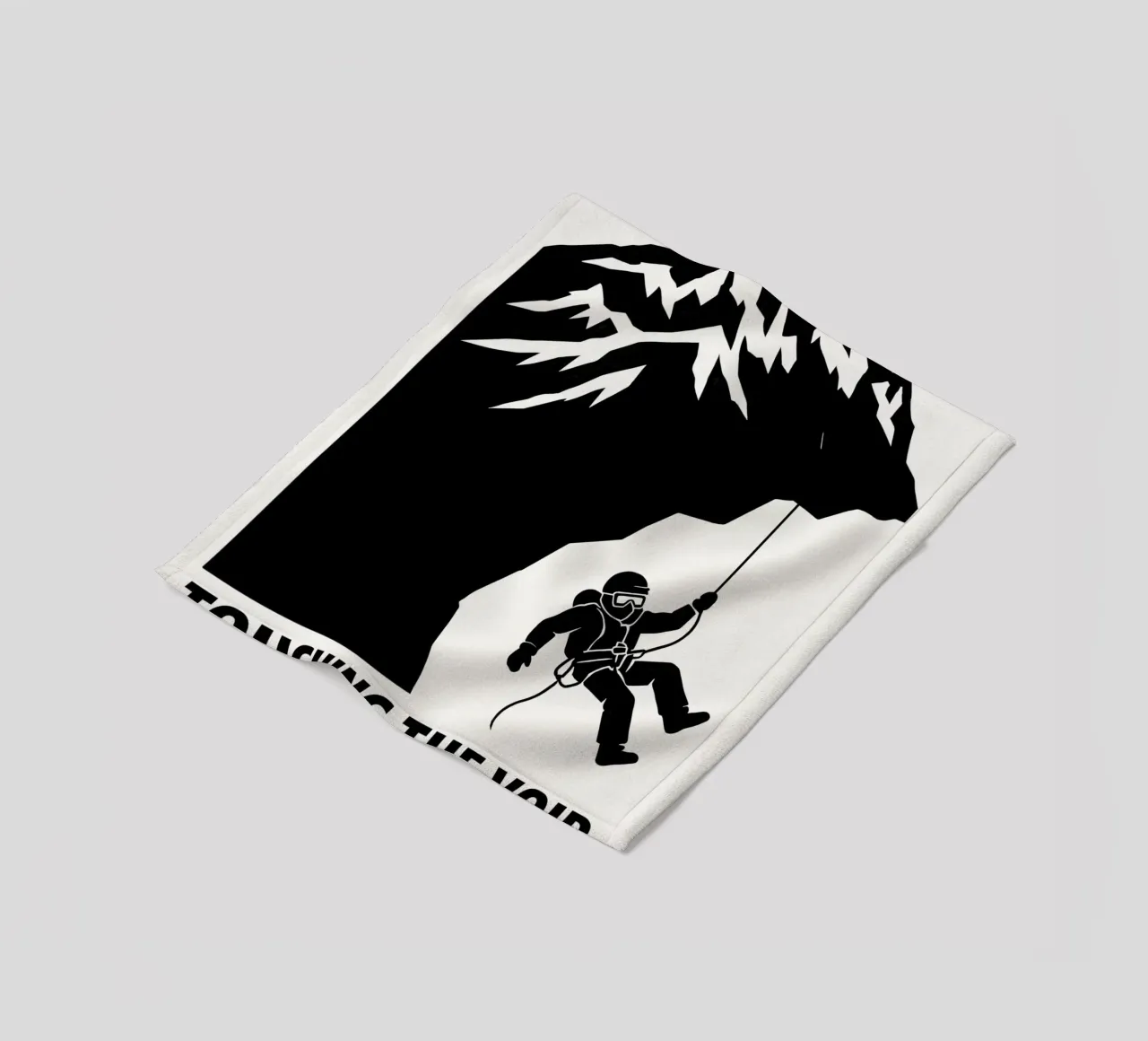Touching The Void Print fleecedeken van MoviesArt