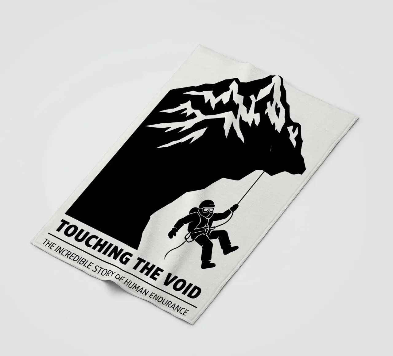 Touching The Void Print fleecedeken van MoviesArt