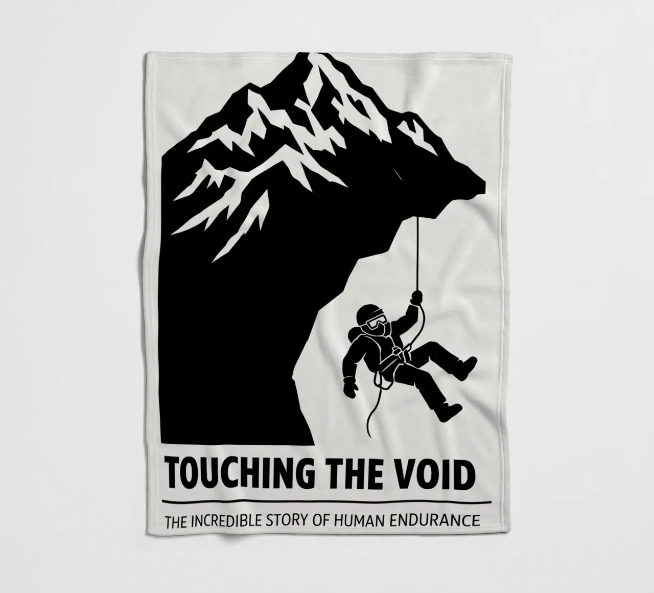 Touching The Void Print fleecedeken van MoviesArt