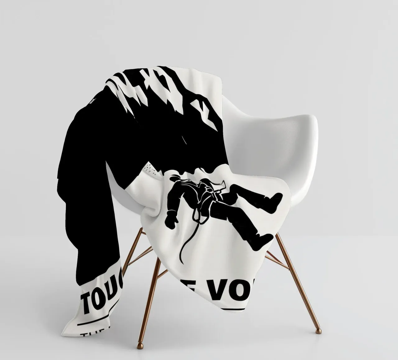 Touching The Void Print fleecedeken van MoviesArt