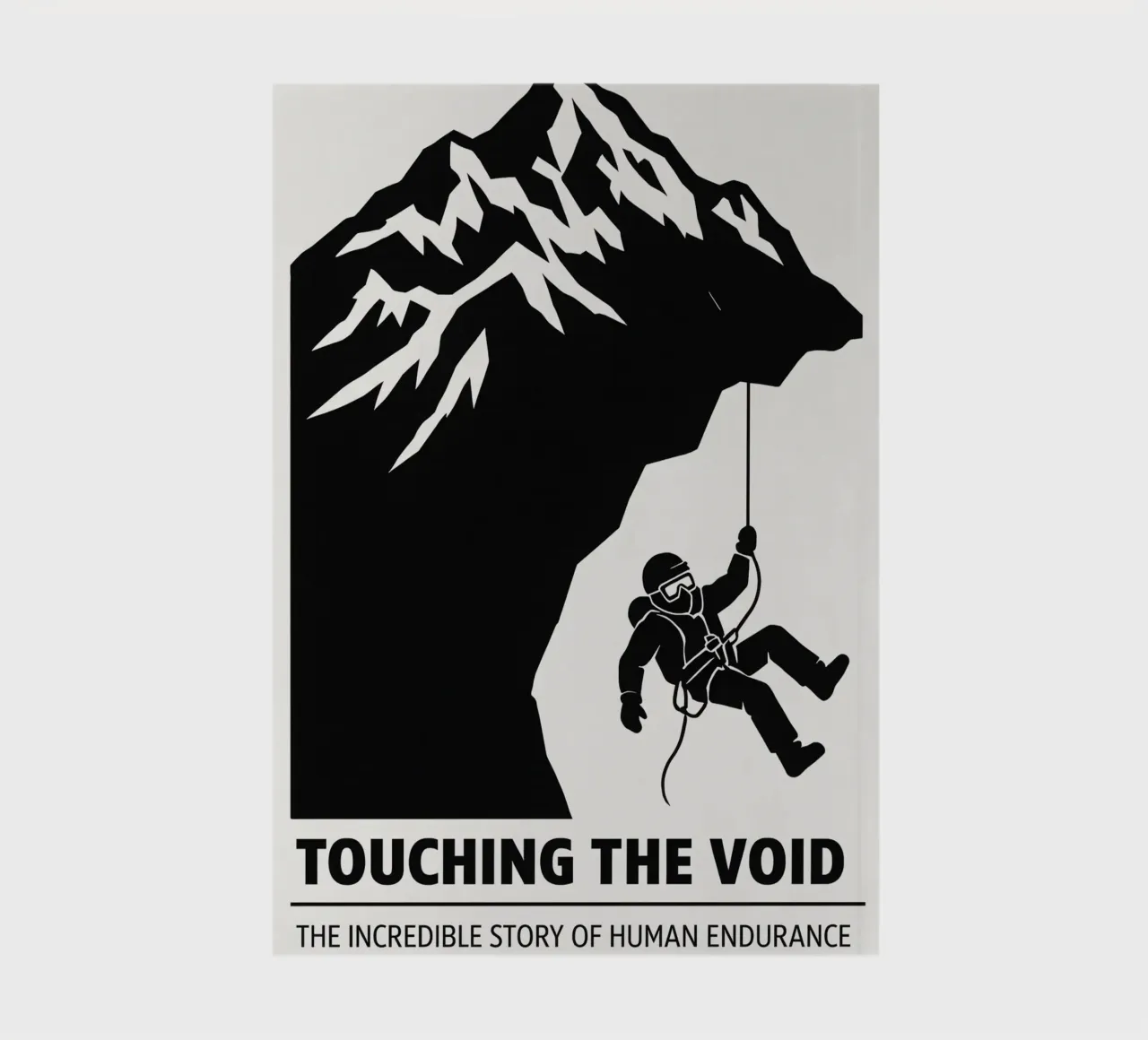 Touching The Void Print notebook by MoviesArt