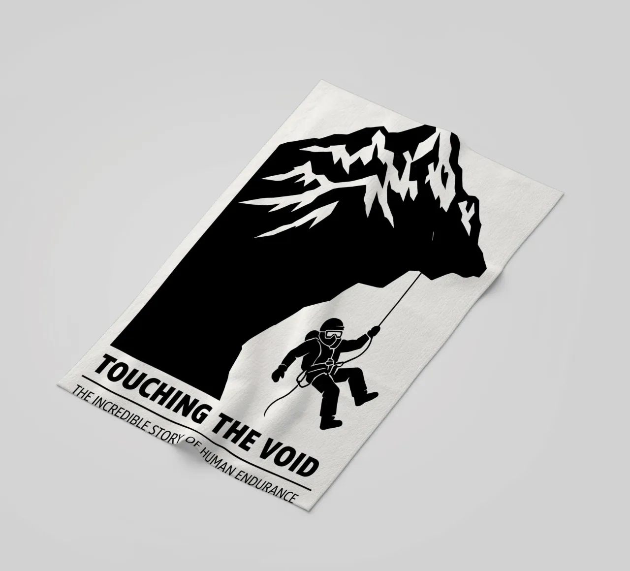 Touching The Void Print strandhanddoek van MoviesArt