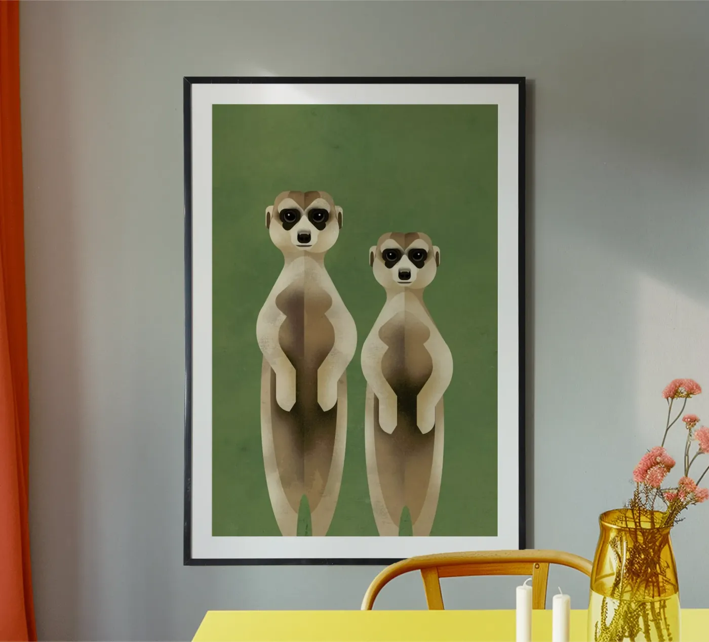 Meerkats poster by Dieter Braun