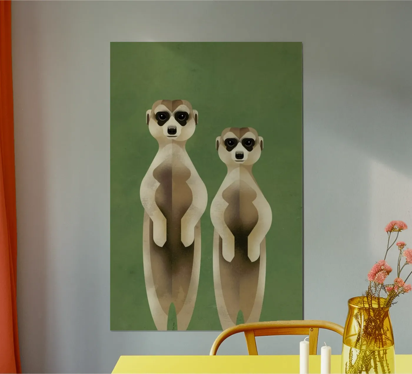 Meerkats poster by Dieter Braun