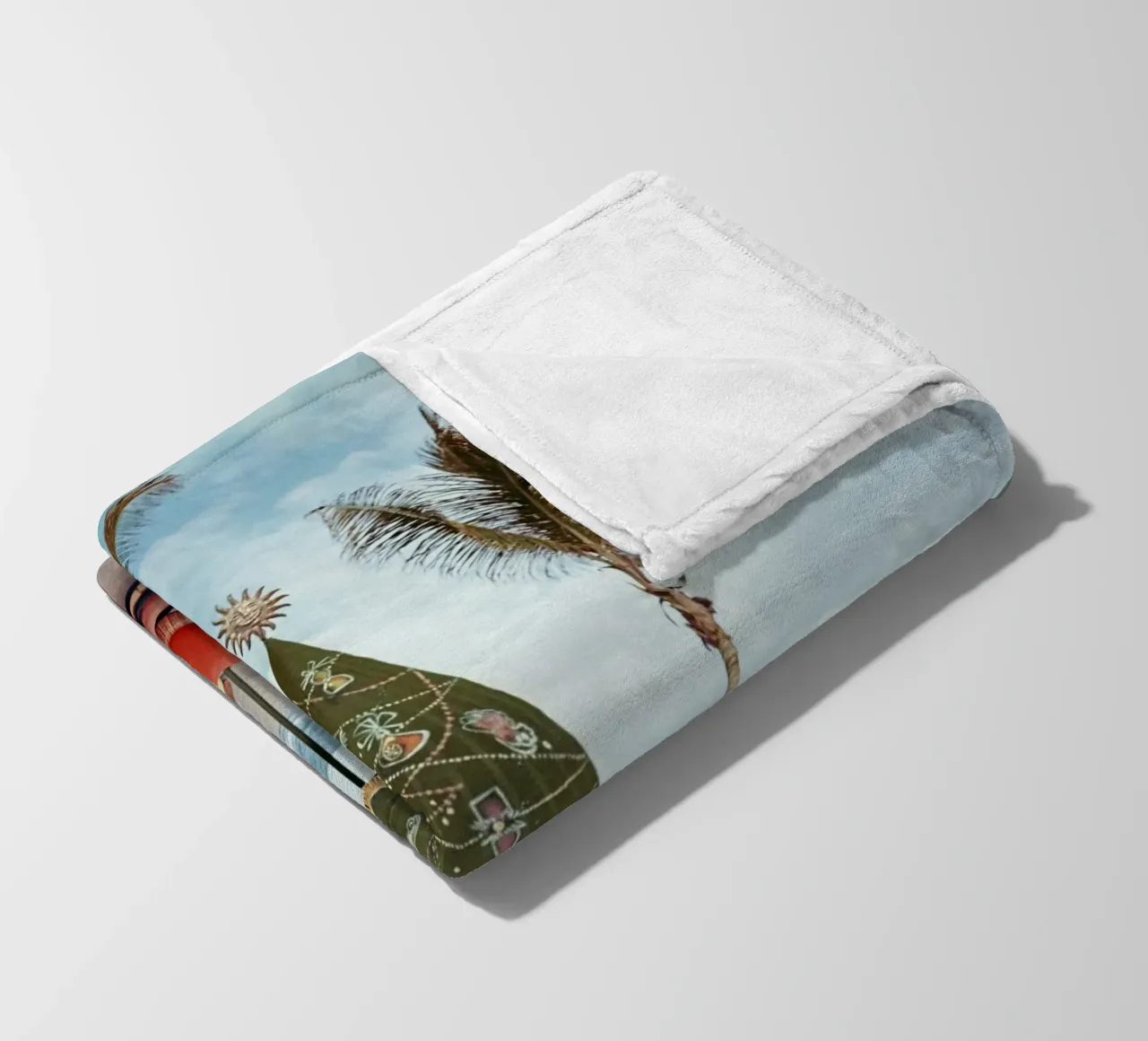 Poster di Slim Aarons a Palm Beach coperta in pile da Chrisvintage