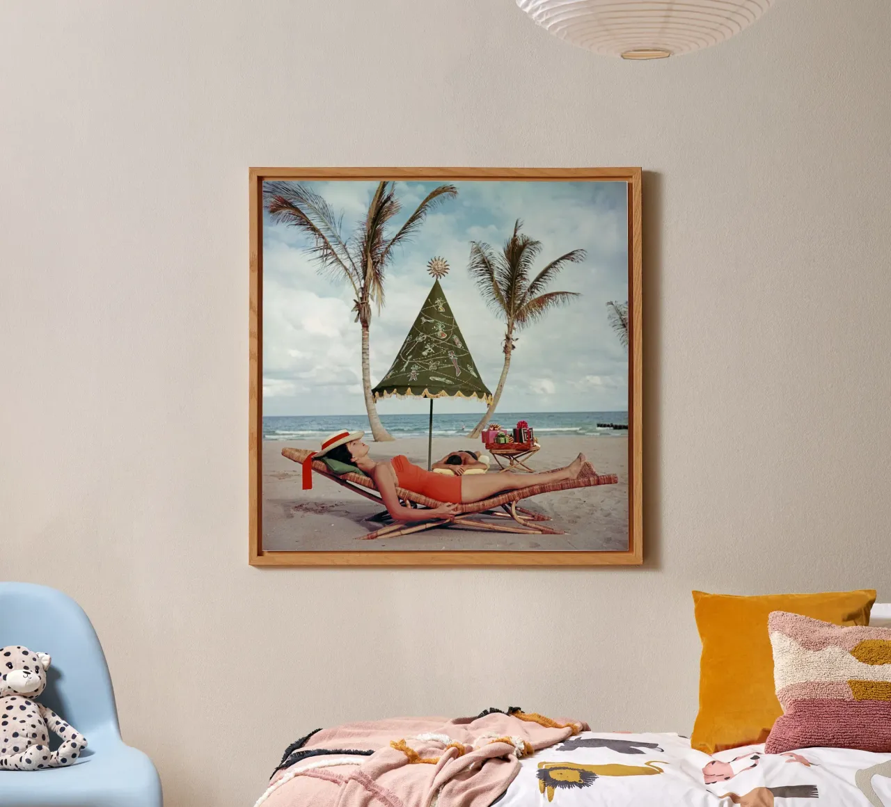 Poster di Slim Aarons a Palm Beach alluminio dibond da Chrisvintage