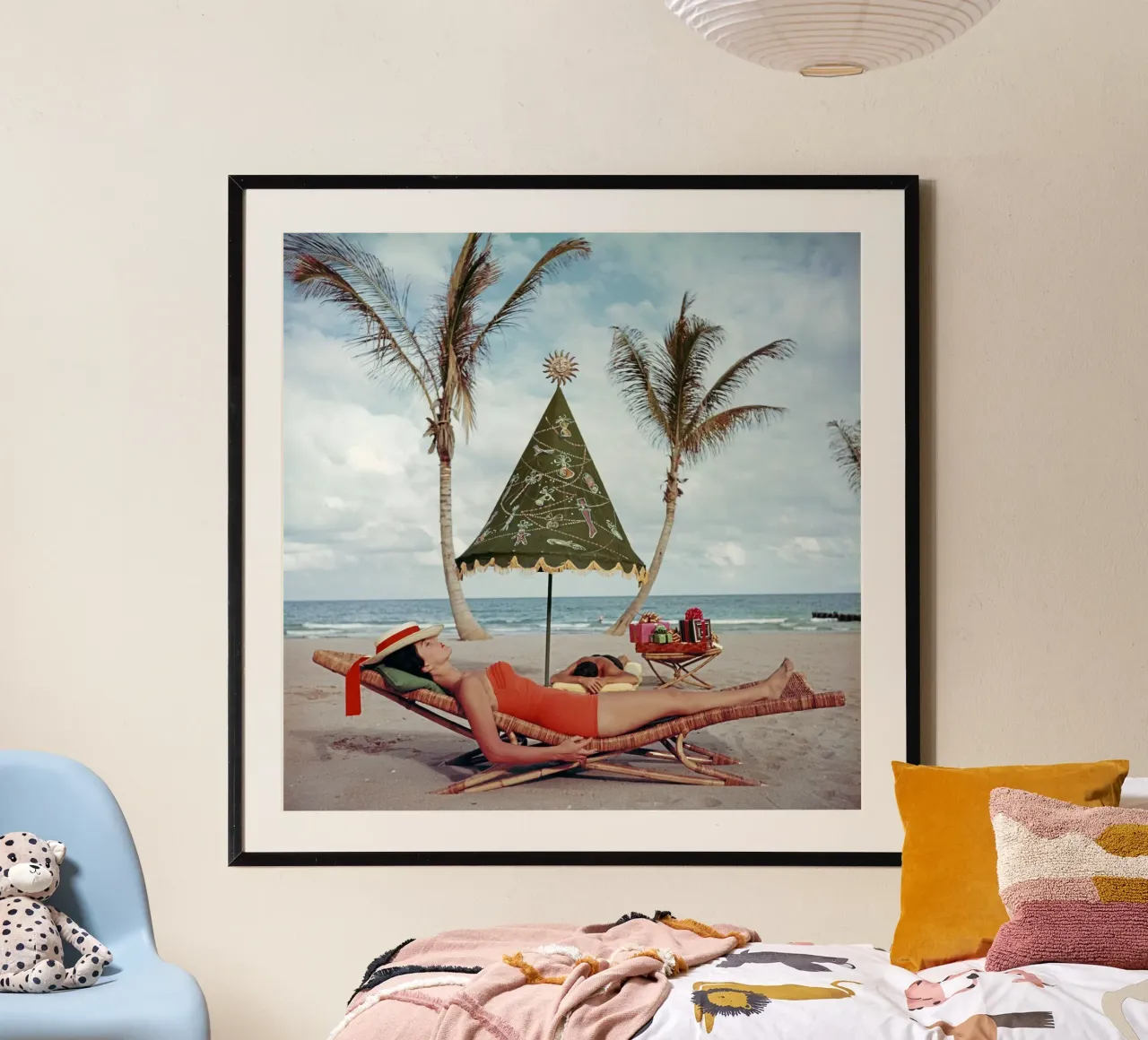 Poster di Slim Aarons a Palm Beach carta hahnemühle da Chrisvintage