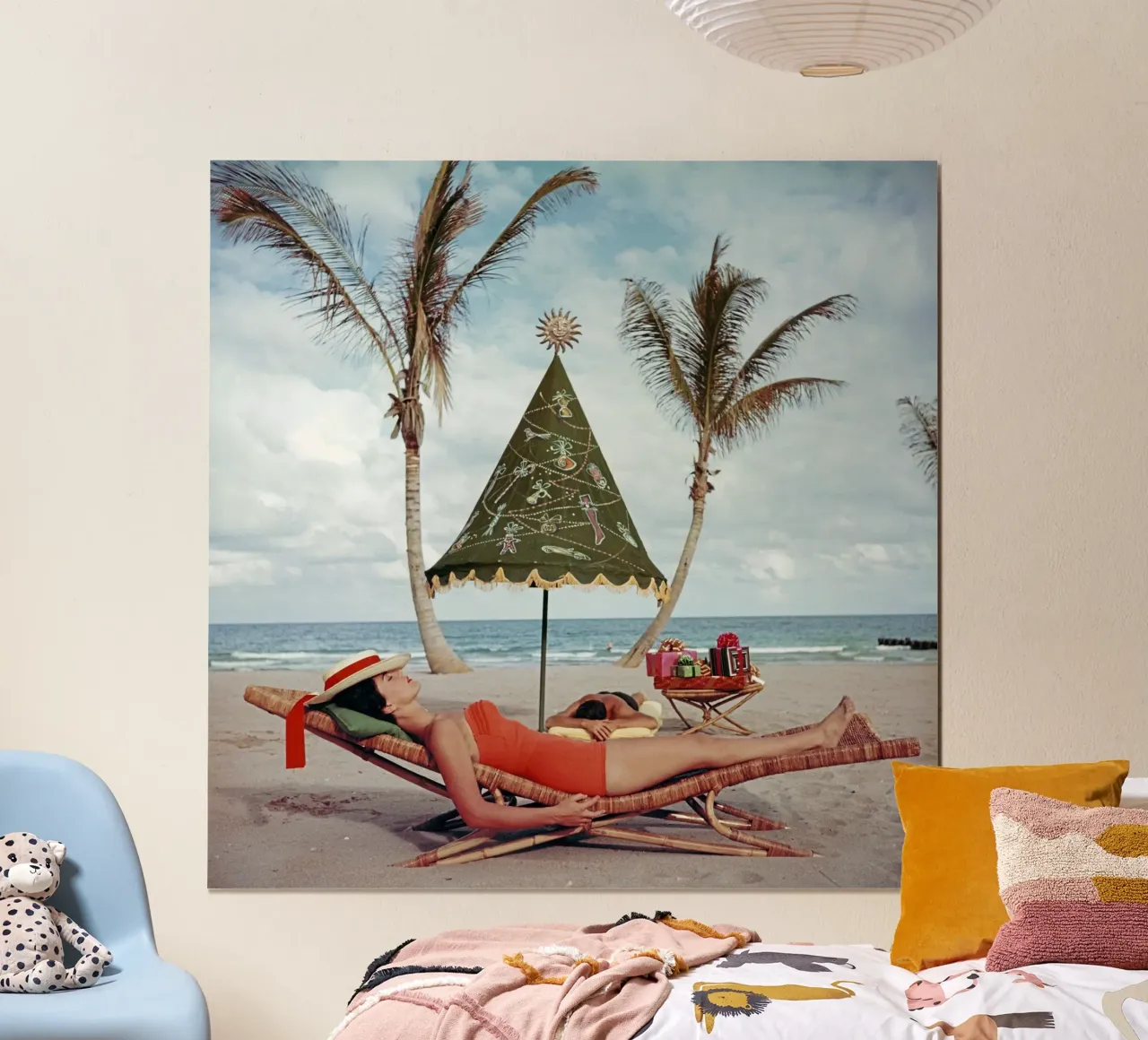 Poster di Slim Aarons a Palm Beach carta hahnemühle da Chrisvintage