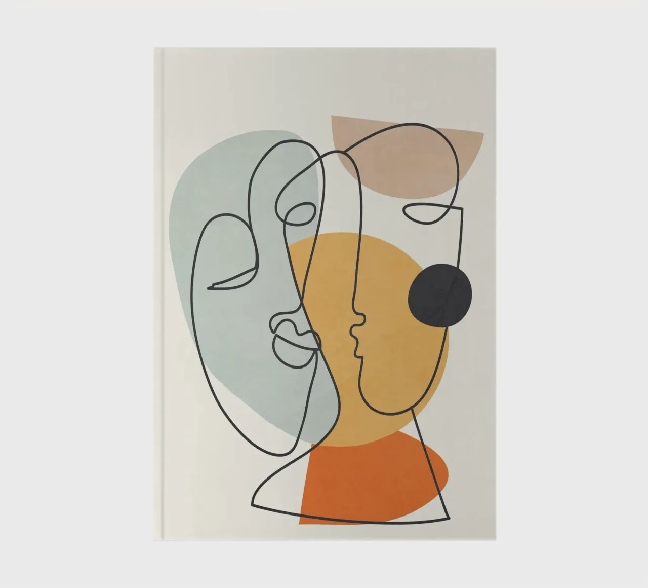 Abstract Faces 7 notebook by cityart