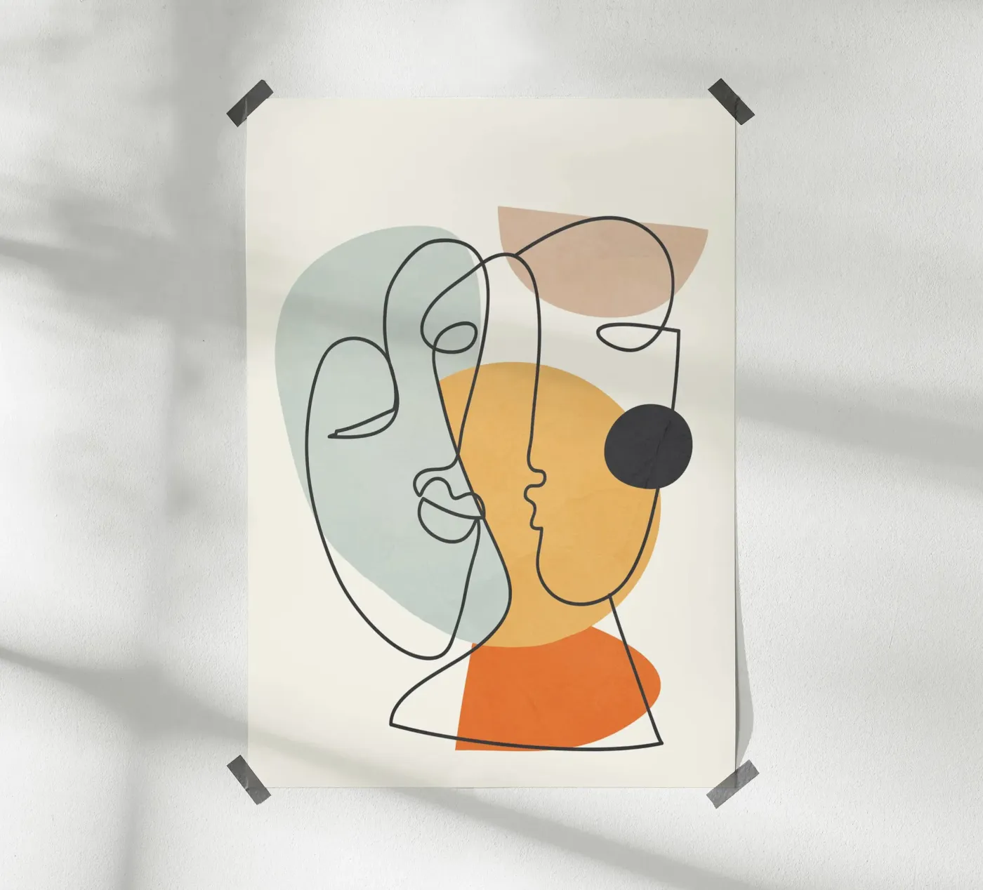 Abstract Faces 7 poster da cityart