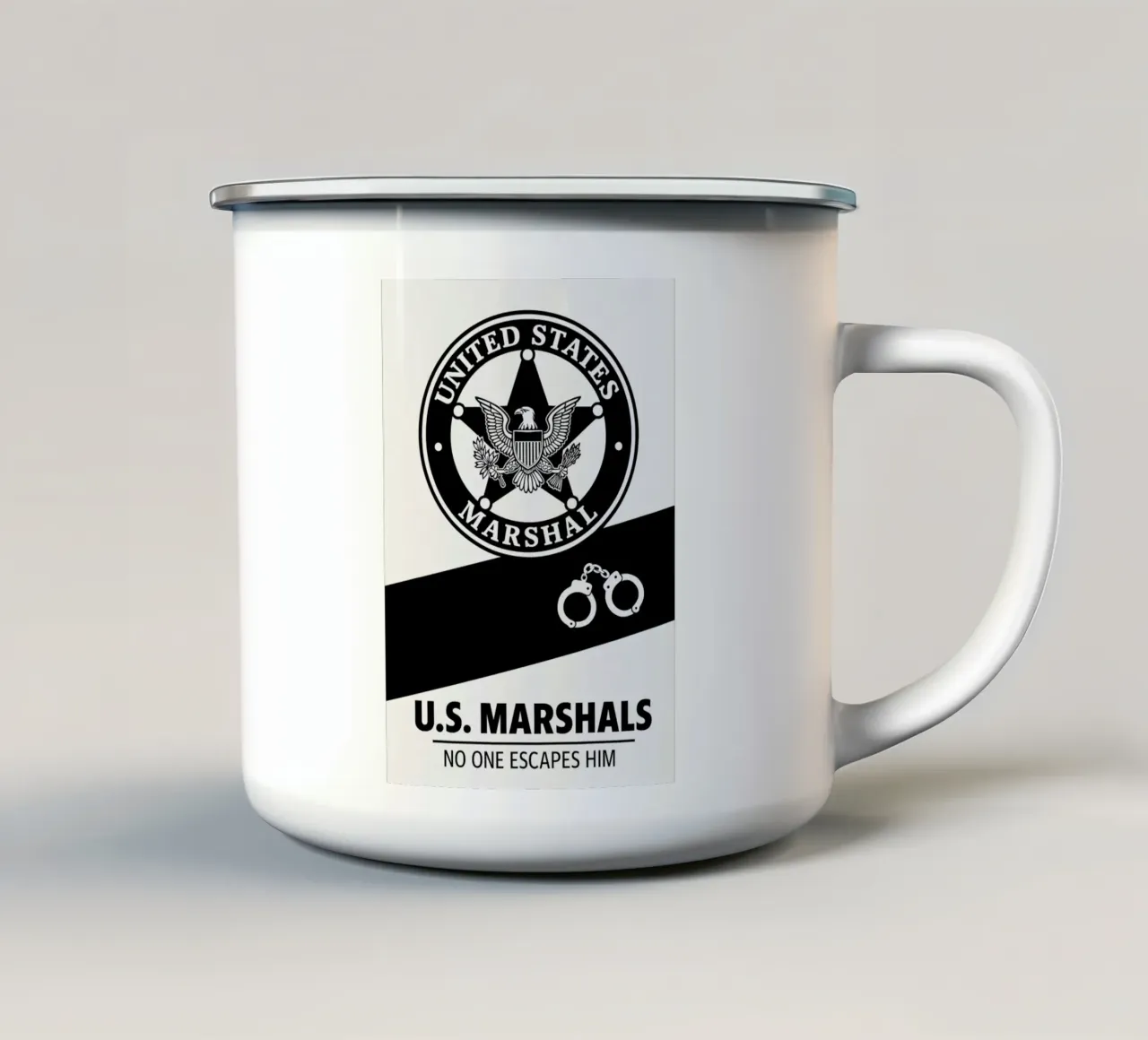 U.S. Marshals Print tazza in smalto da MoviesArt