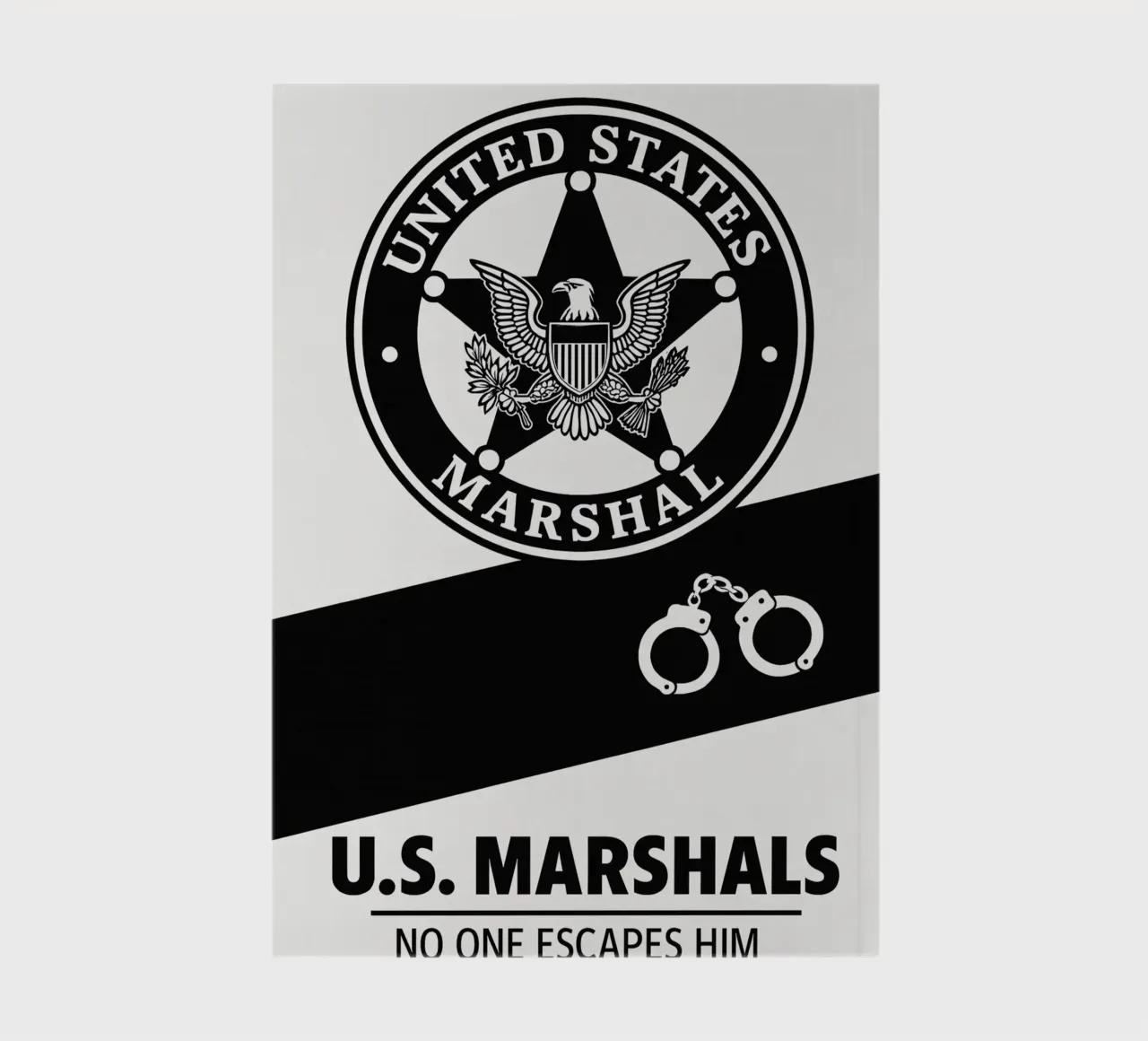 U.S. Marshals Print notebook by MoviesArt