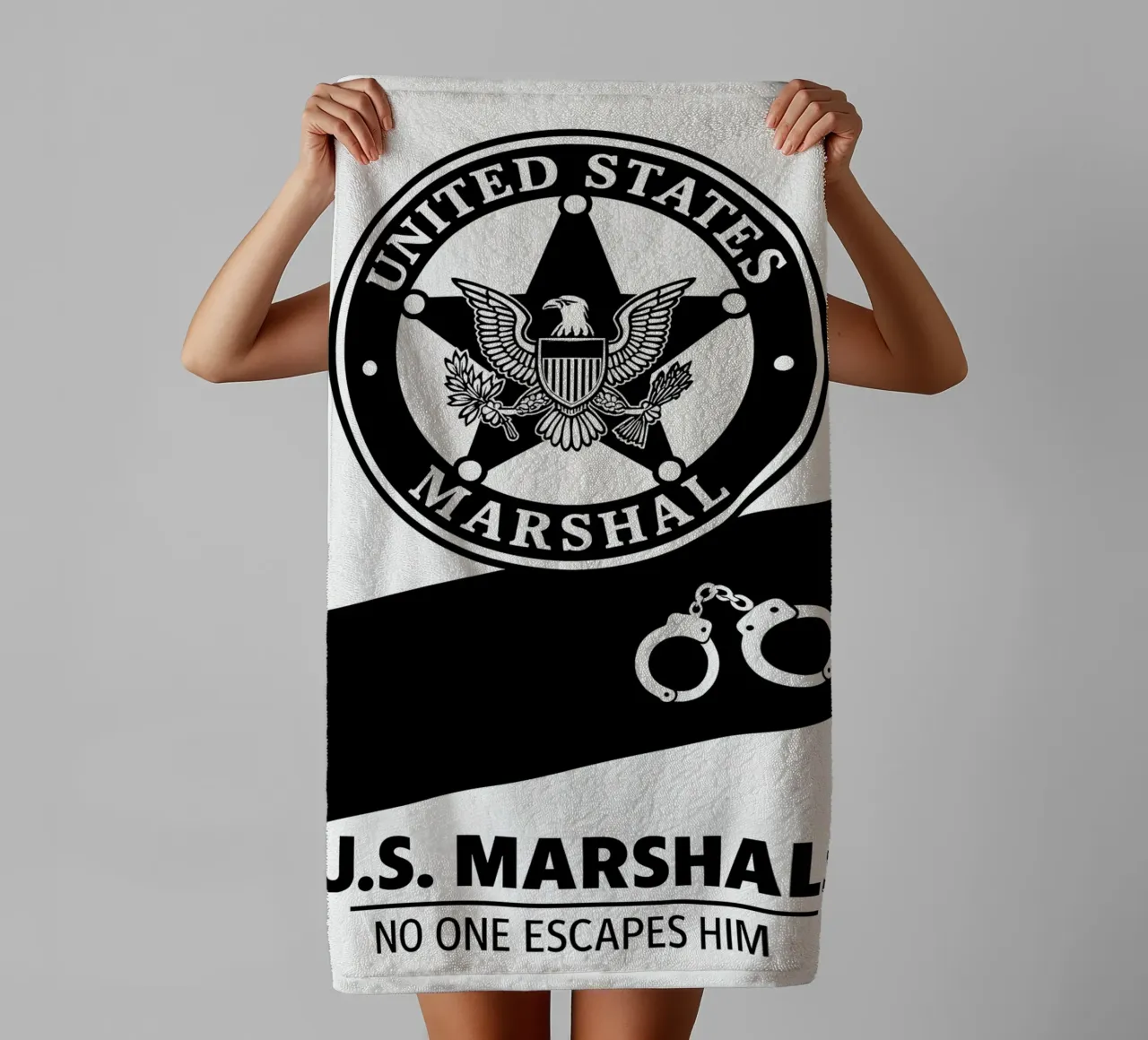 U.S. Marshals Print asciugamano da bagno da MoviesArt
