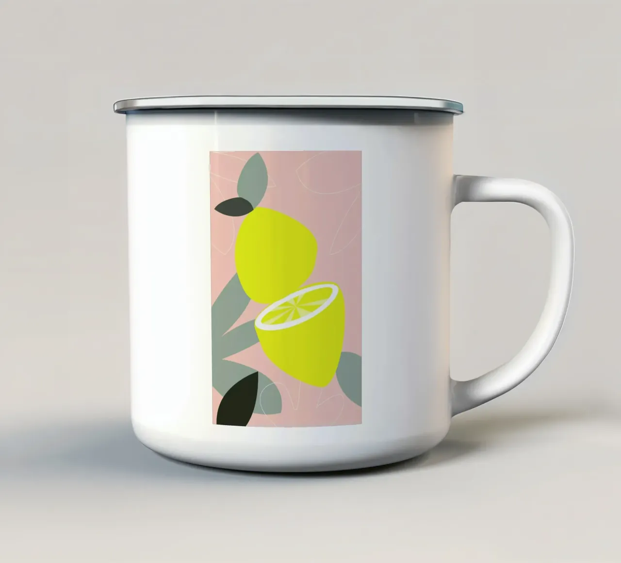 Summertime tazza in smalto da XOXO Arte