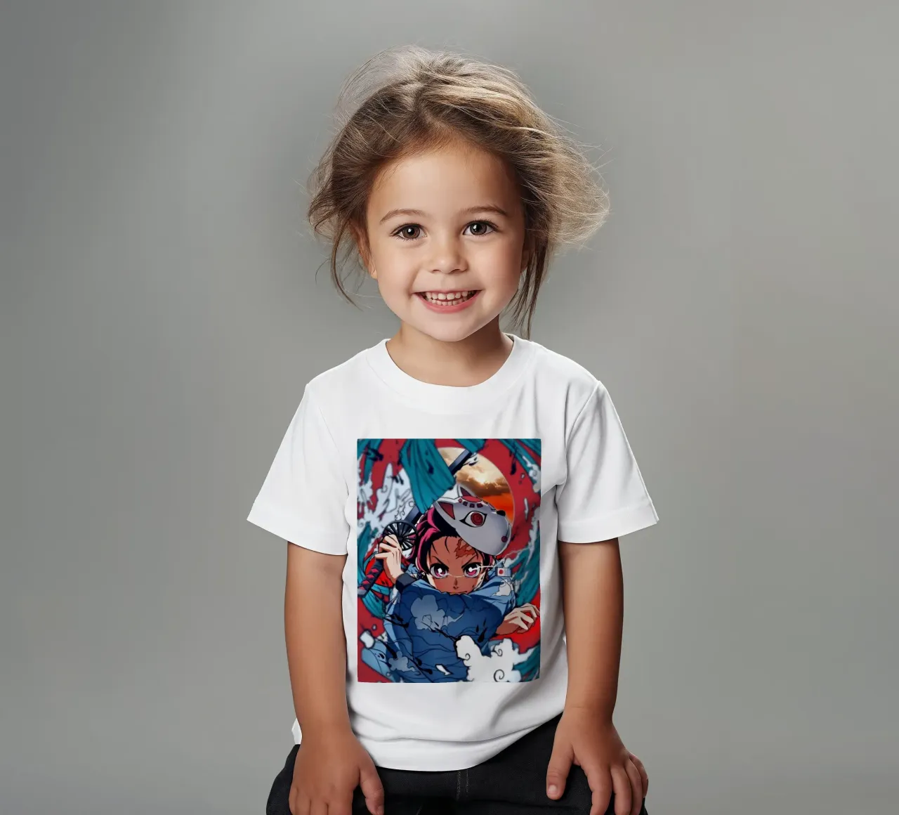Best Swordman Style kids t-shirt by Waylons Studio
