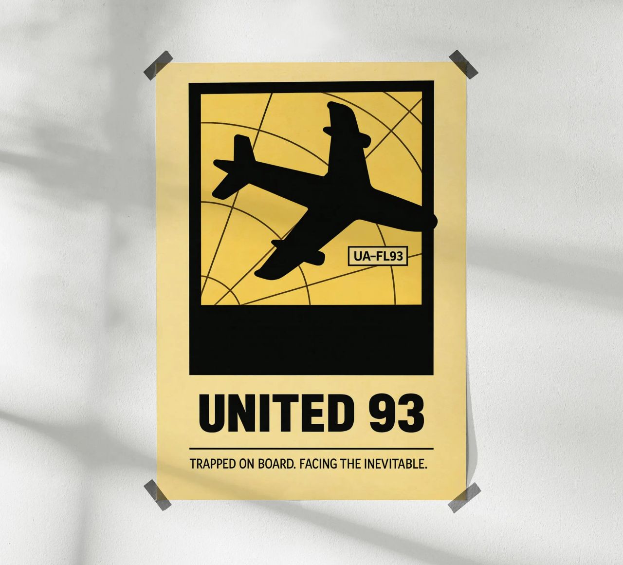 United 93 Print poster by MoviesArt