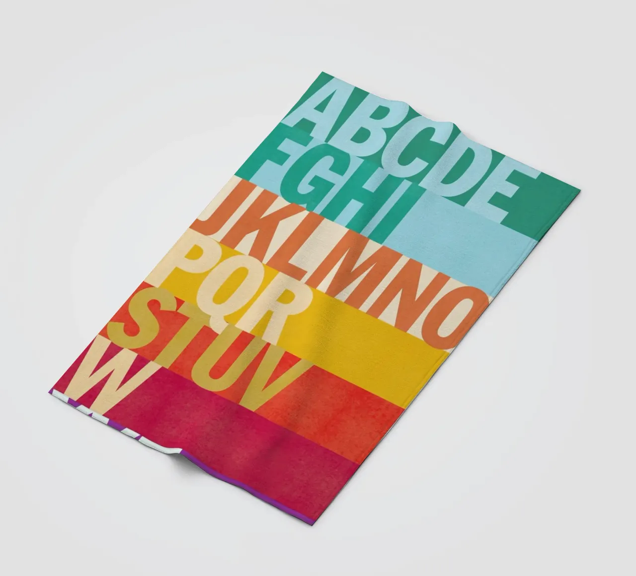 ABC And Back Again coperta in pile da Catherine Aguilar