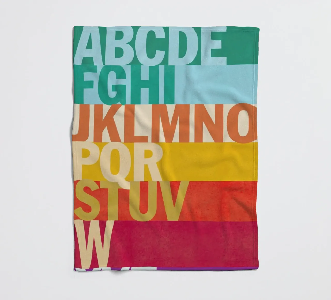 ABC And Back Again coperta in pile da Catherine Aguilar
