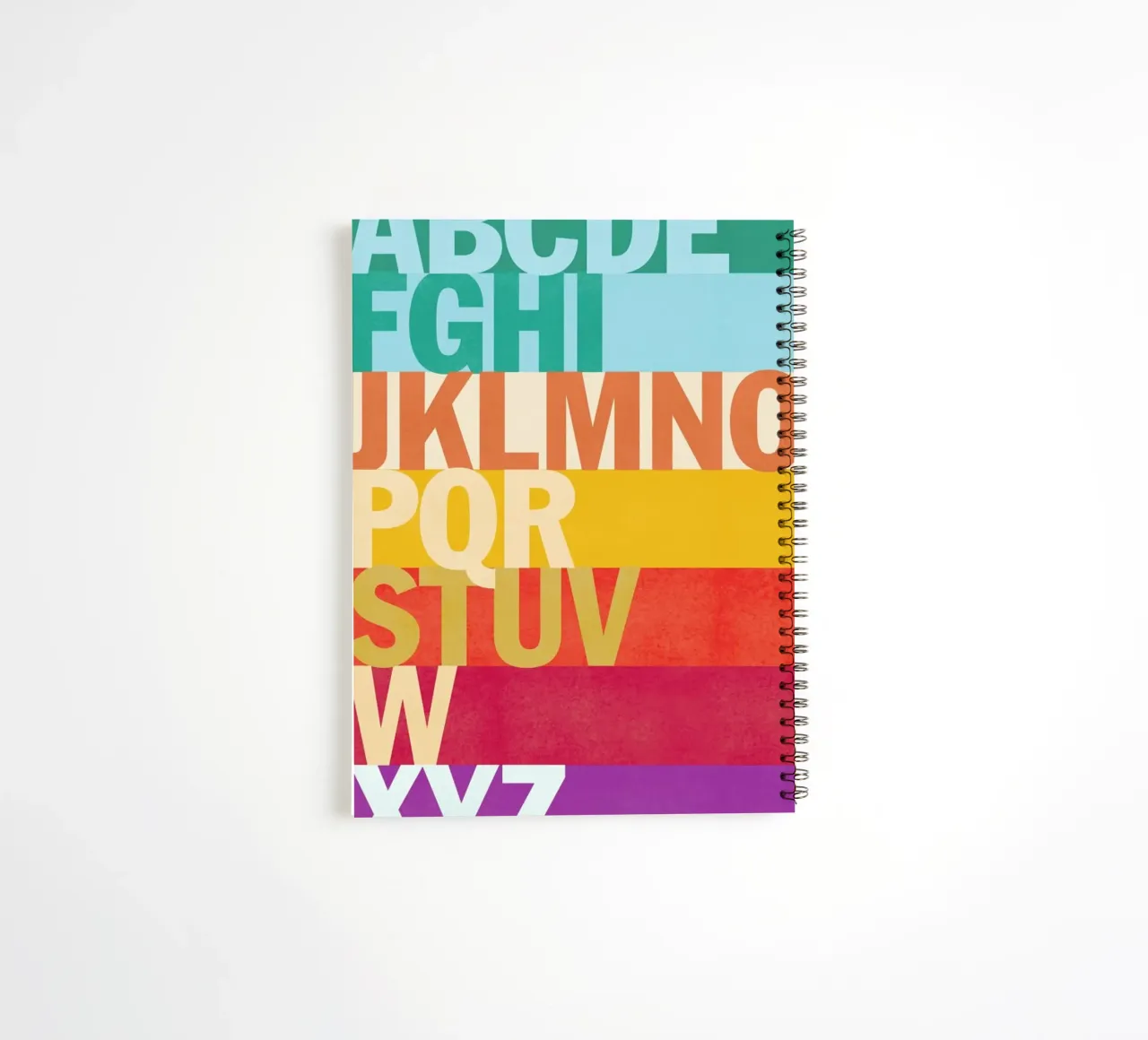 ABC And Back Again spiral notebook by Catherine Aguilar