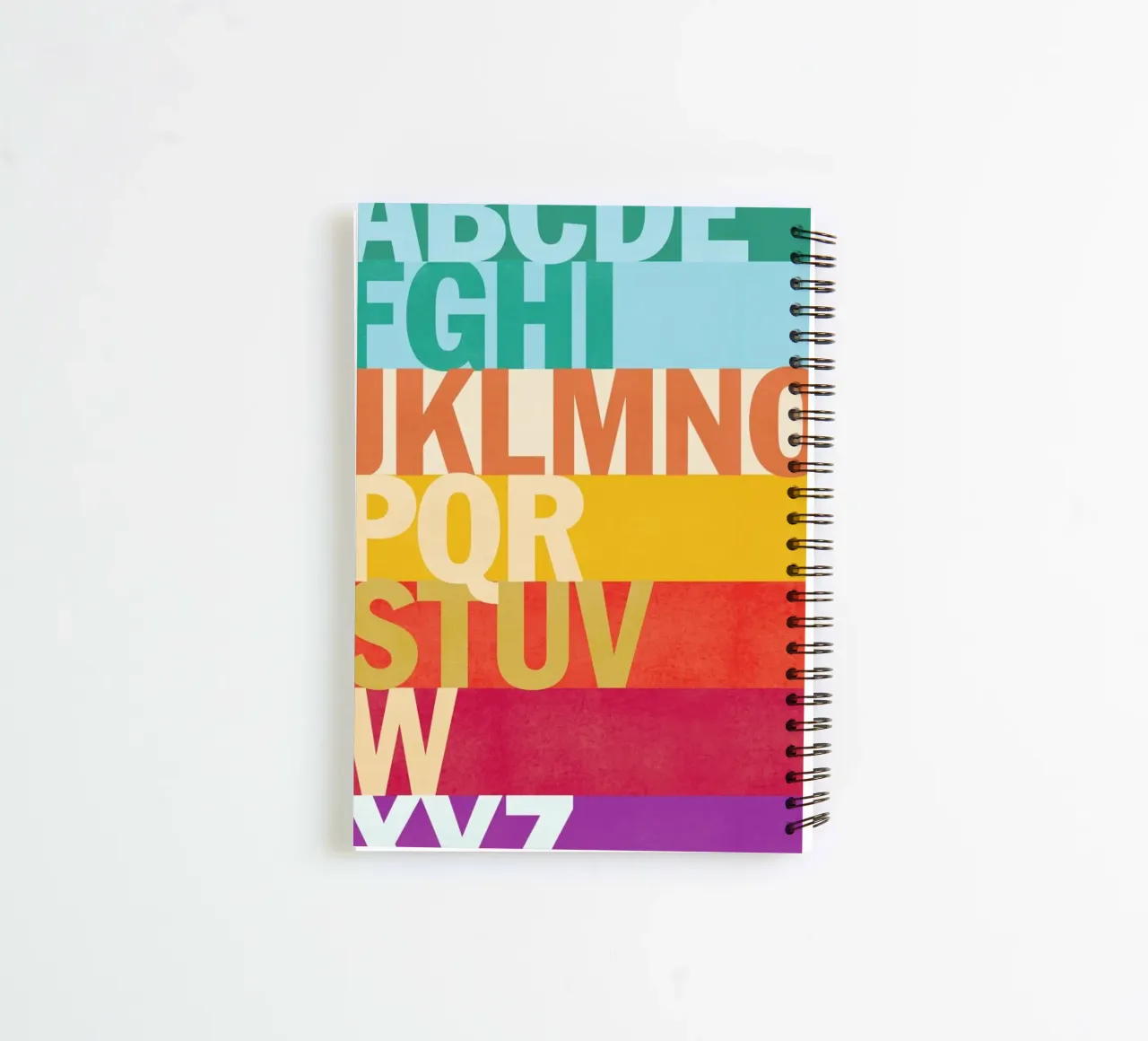 ABC And Back Again spiral notebook by Catherine Aguilar