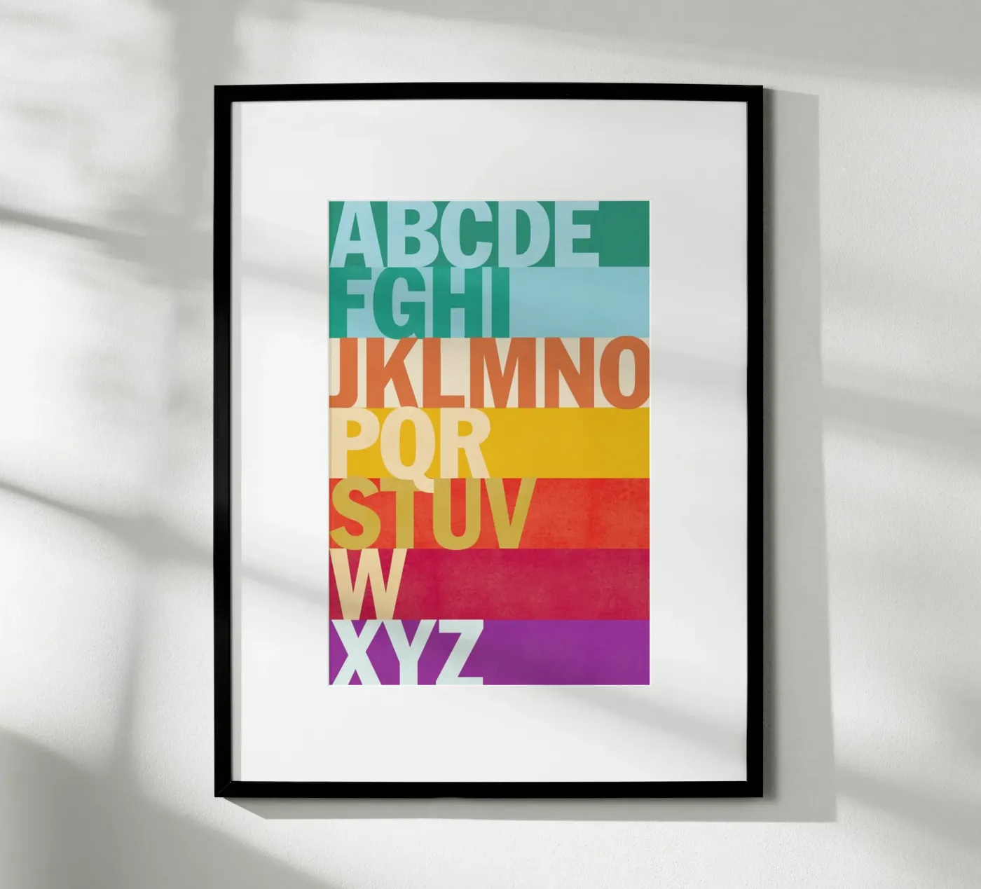 ABC And Back Again poster van Catherine Aguilar