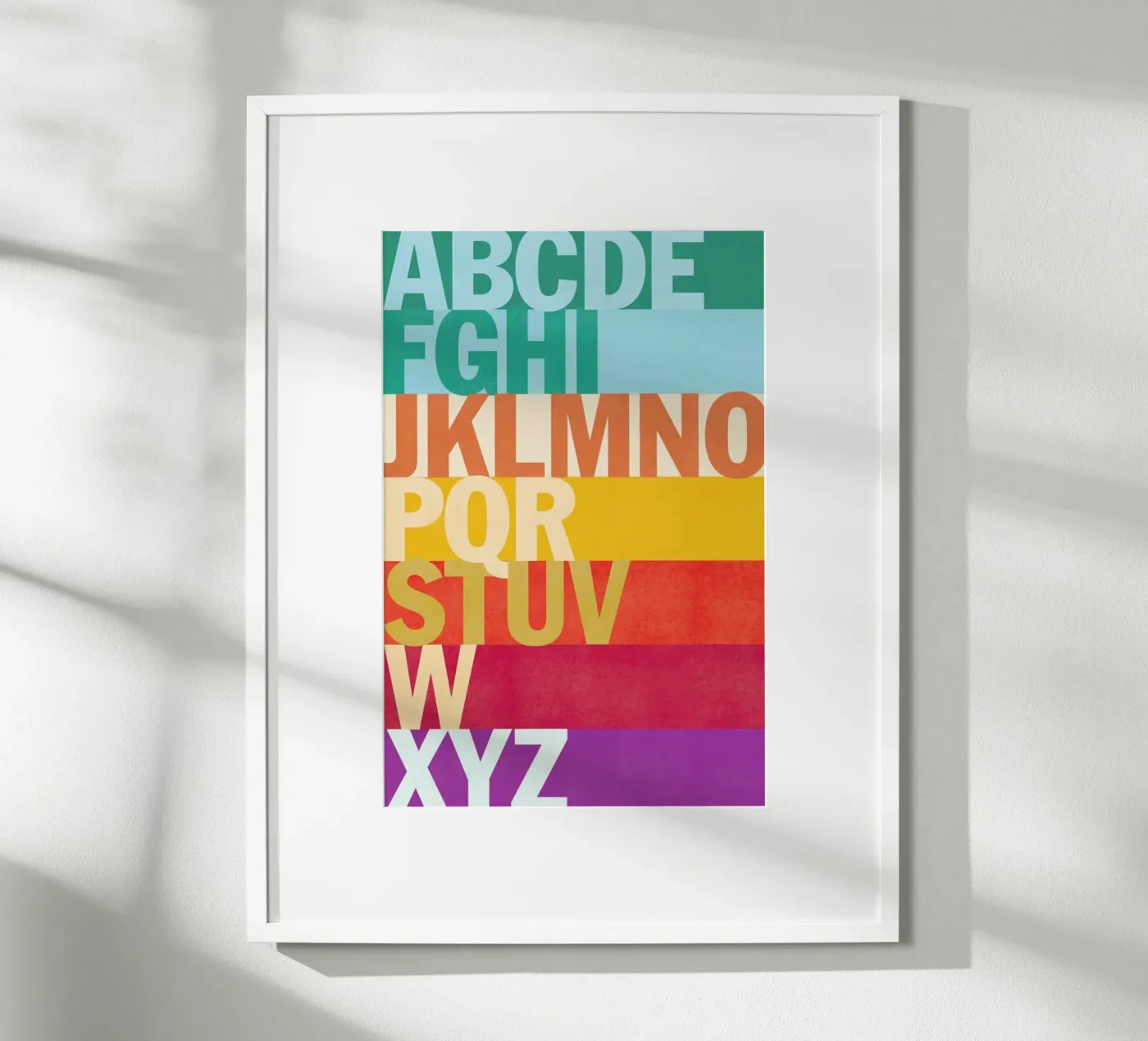 ABC And Back Again poster van Catherine Aguilar
