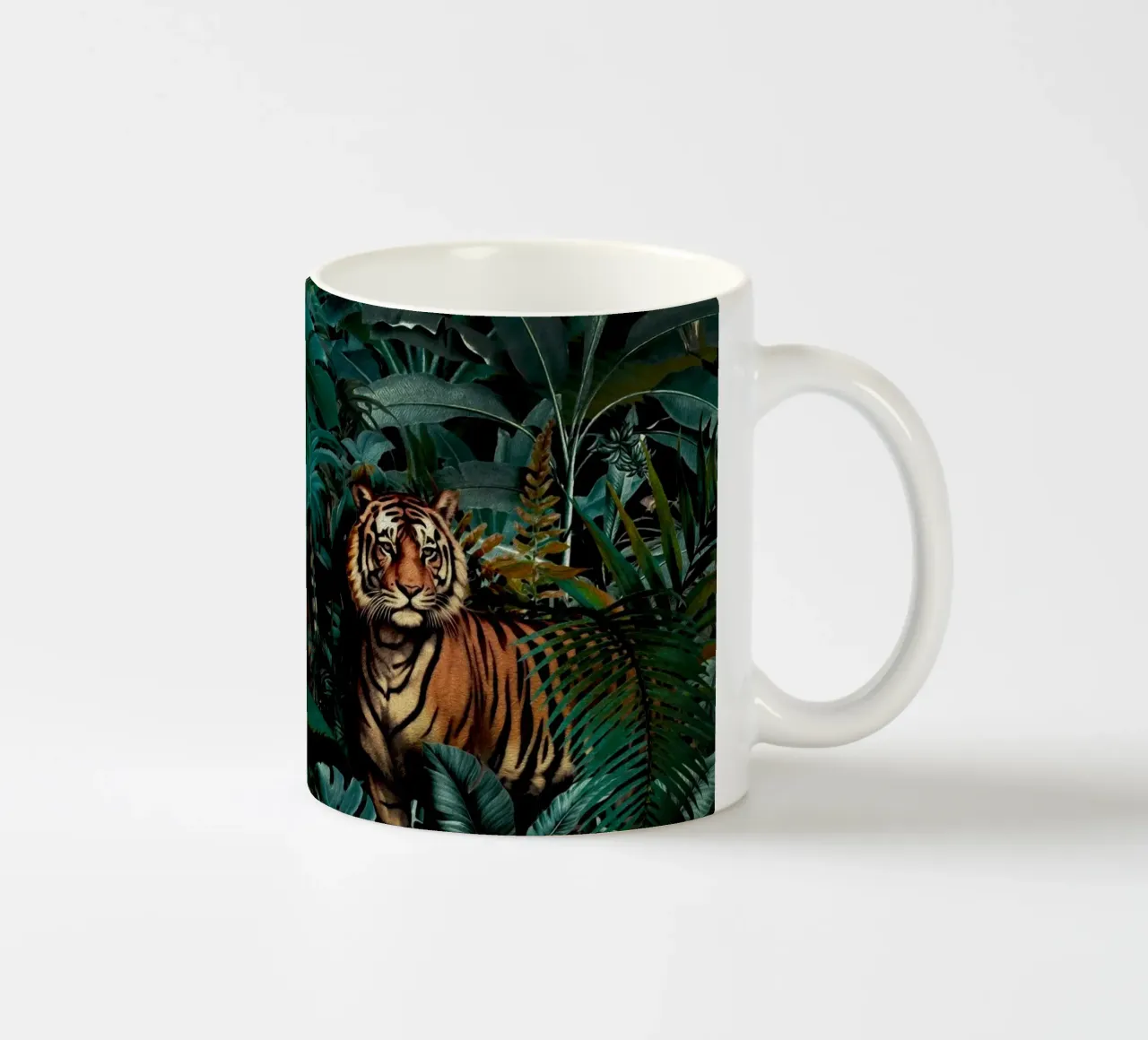 Tiger Jungle Garden tazza in ceramica da burcukorkmazyurek