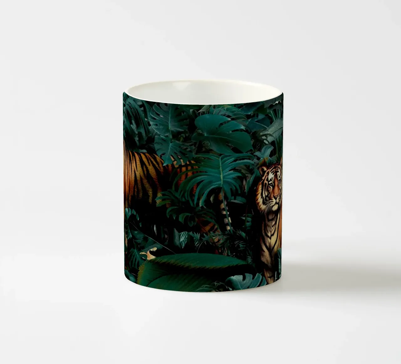 Tiger Jungle Garden tazza in ceramica da burcukorkmazyurek