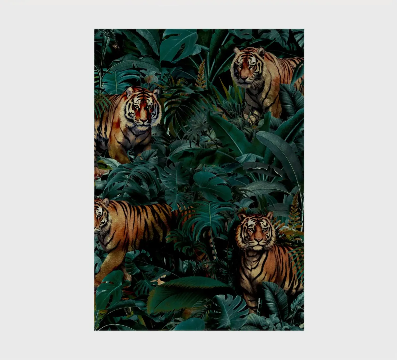 Tiger Jungle Garden notebook by burcukorkmazyurek