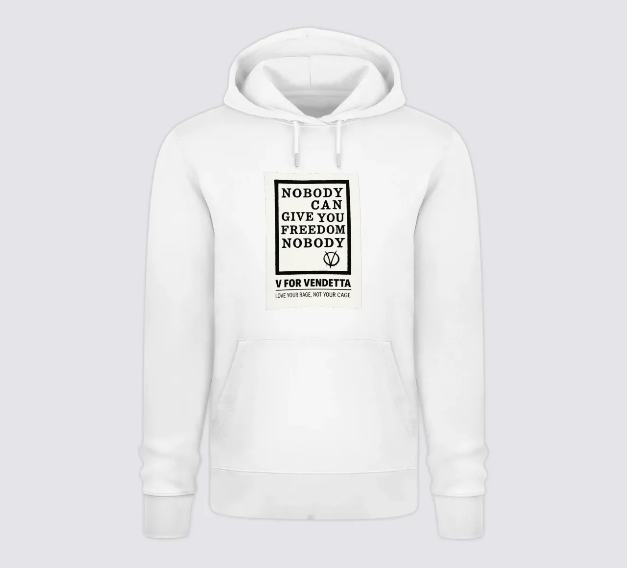 V For Vendetta Print felpa con cappuccio da MoviesArt