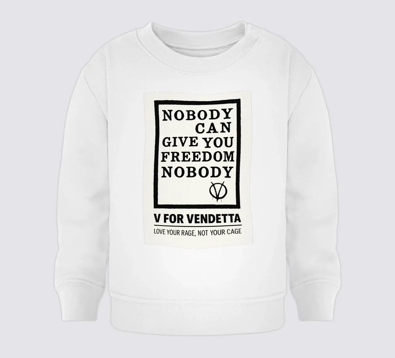 V For Vendetta Print felpa neonato da MoviesArt