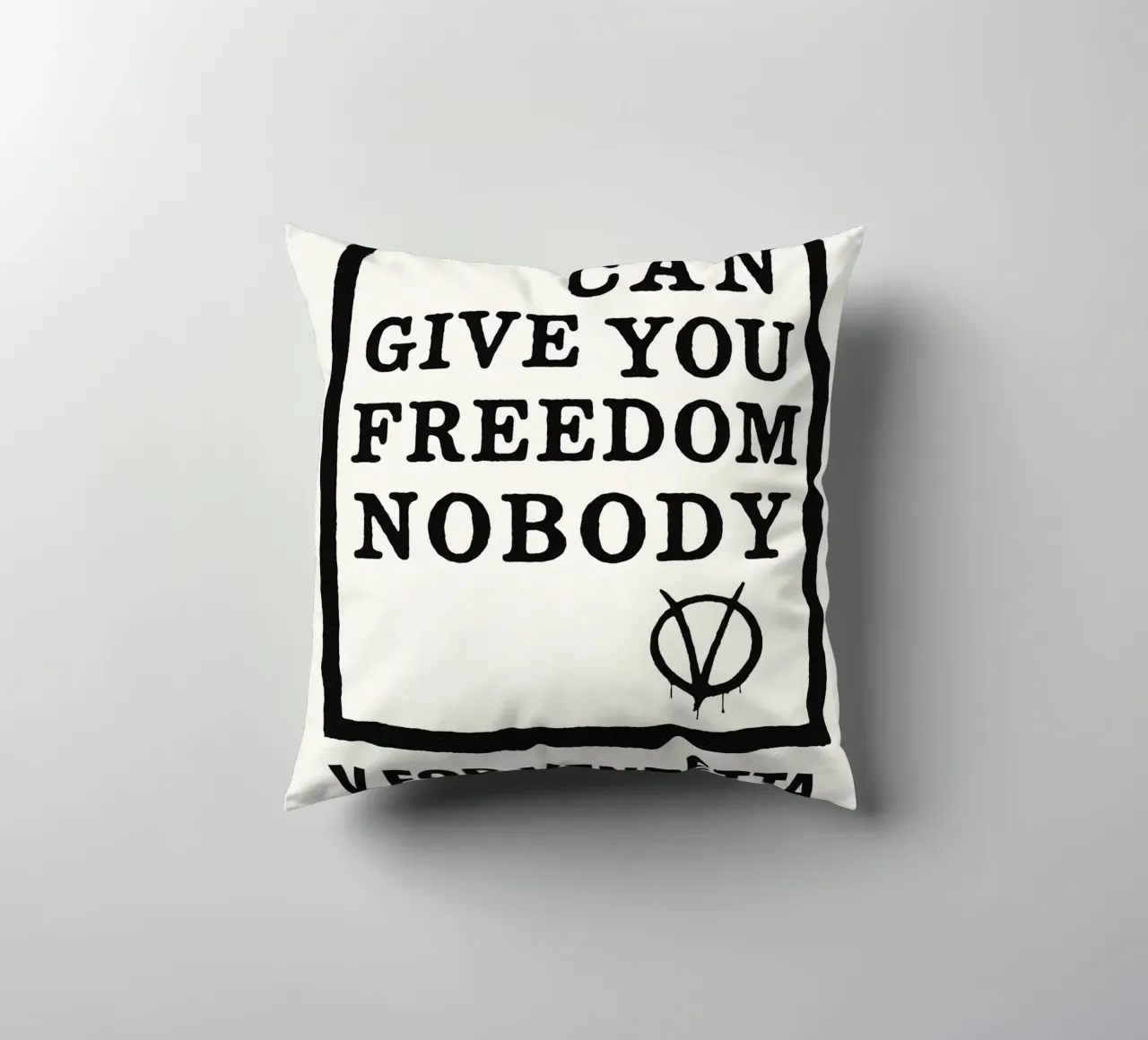 V For Vendetta Print cuscino da MoviesArt