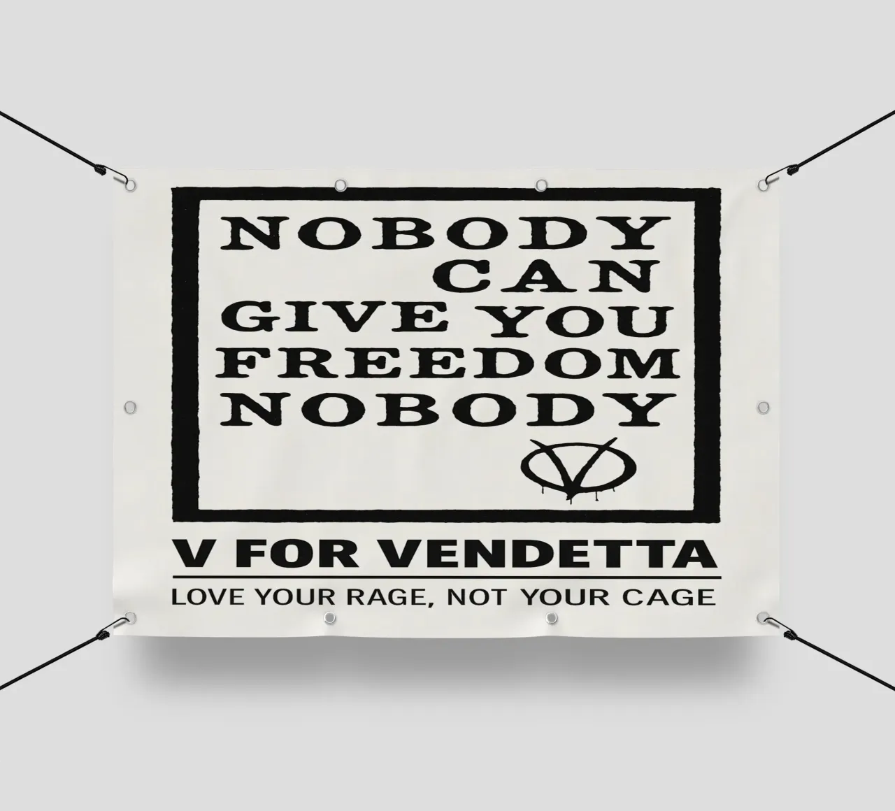 V For Vendetta Print telo in pvc da MoviesArt