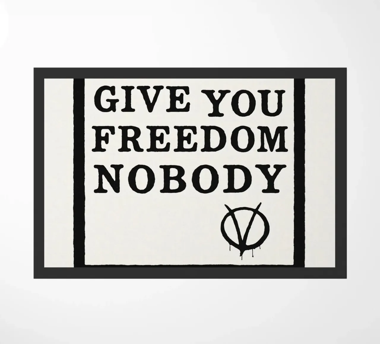 V For Vendetta Print zerbino da MoviesArt