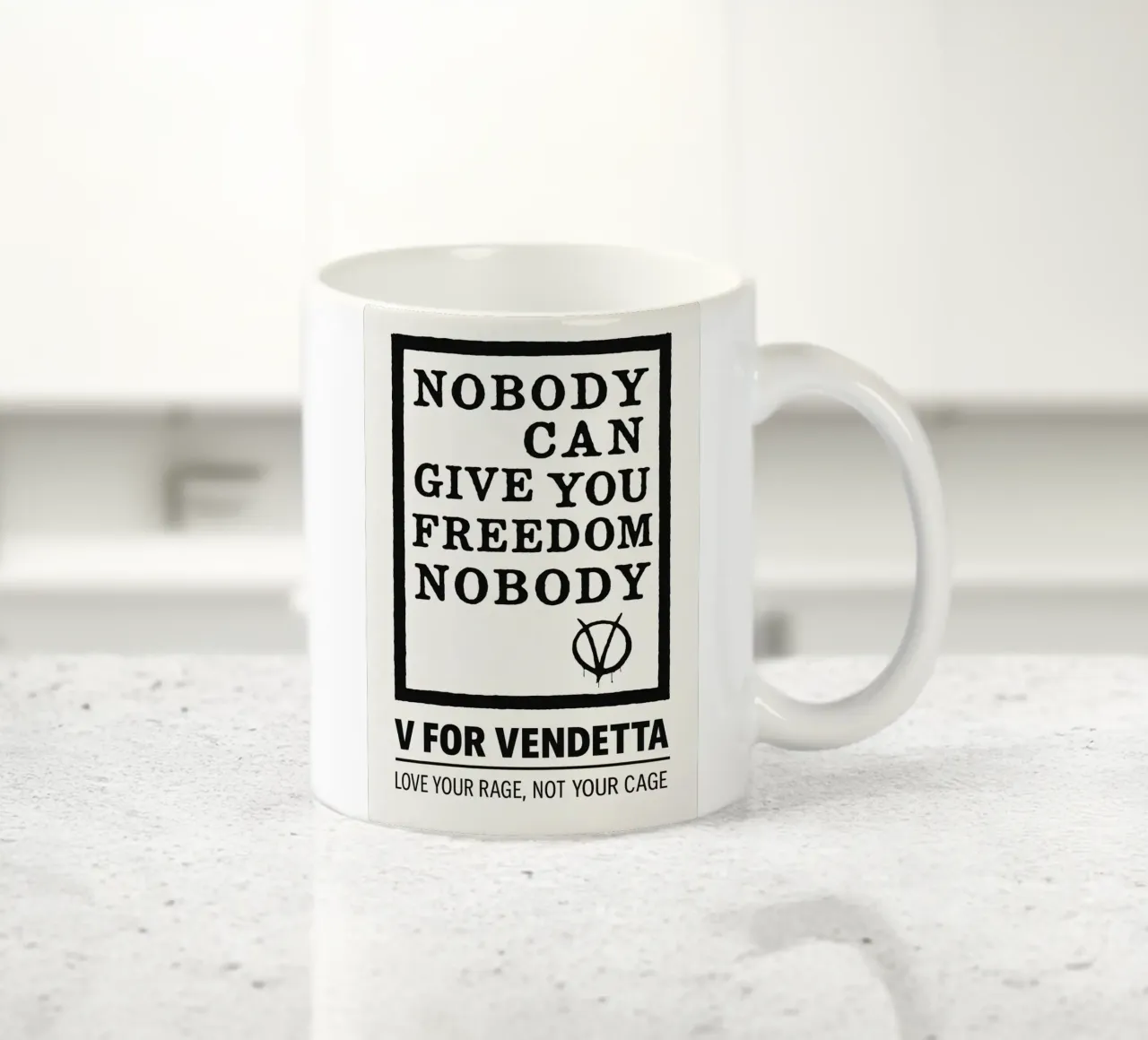 V For Vendetta Print tazza in ceramica da MoviesArt