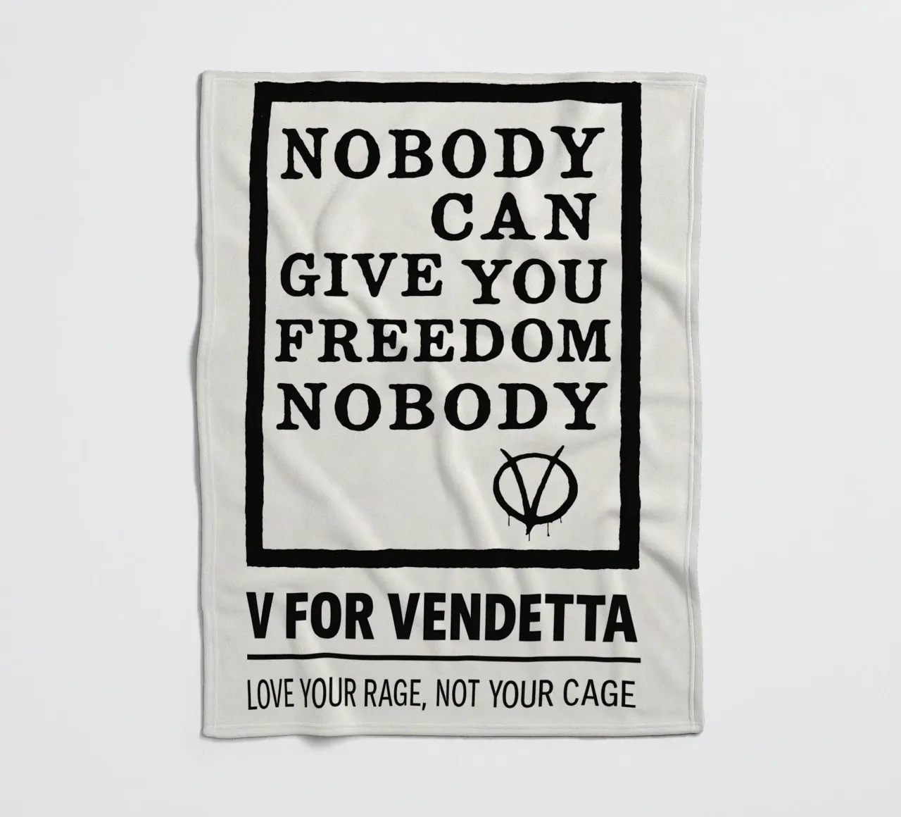 V For Vendetta Print coperta in pile da MoviesArt