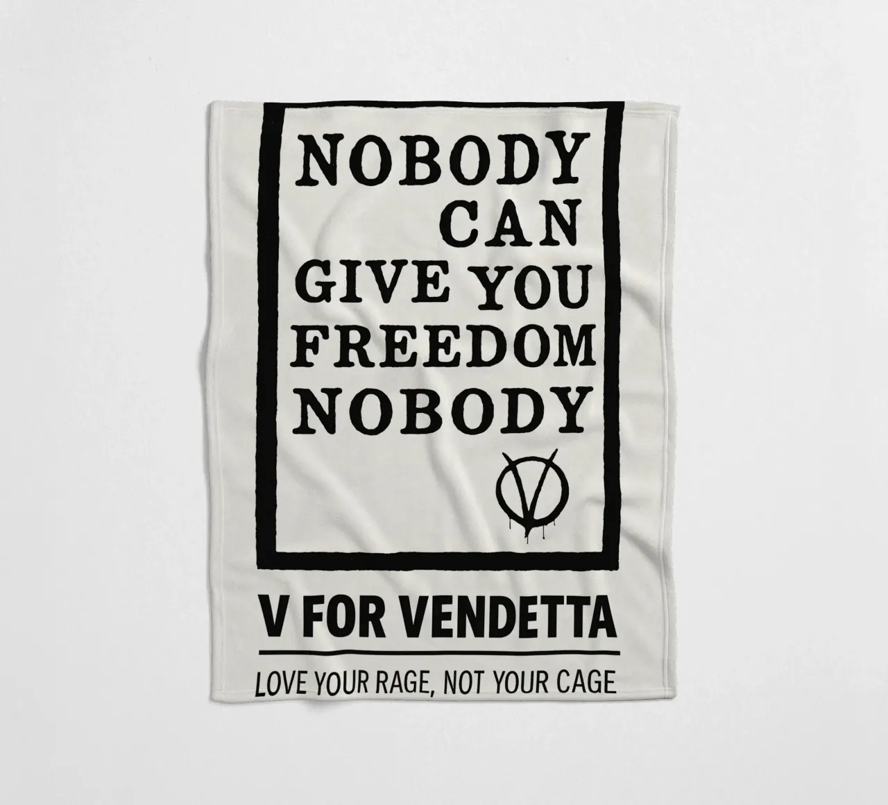 V For Vendetta Print coperta in pile da MoviesArt